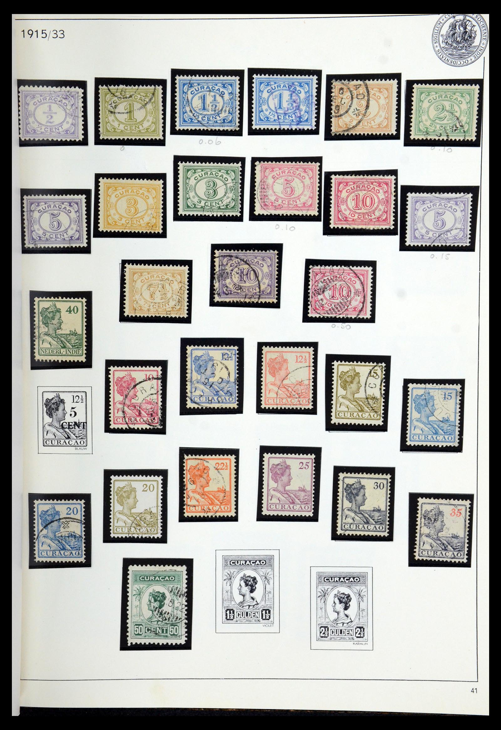 35940 043 - Stamp Collection 35940 Netherlands and territories 1852-1958.