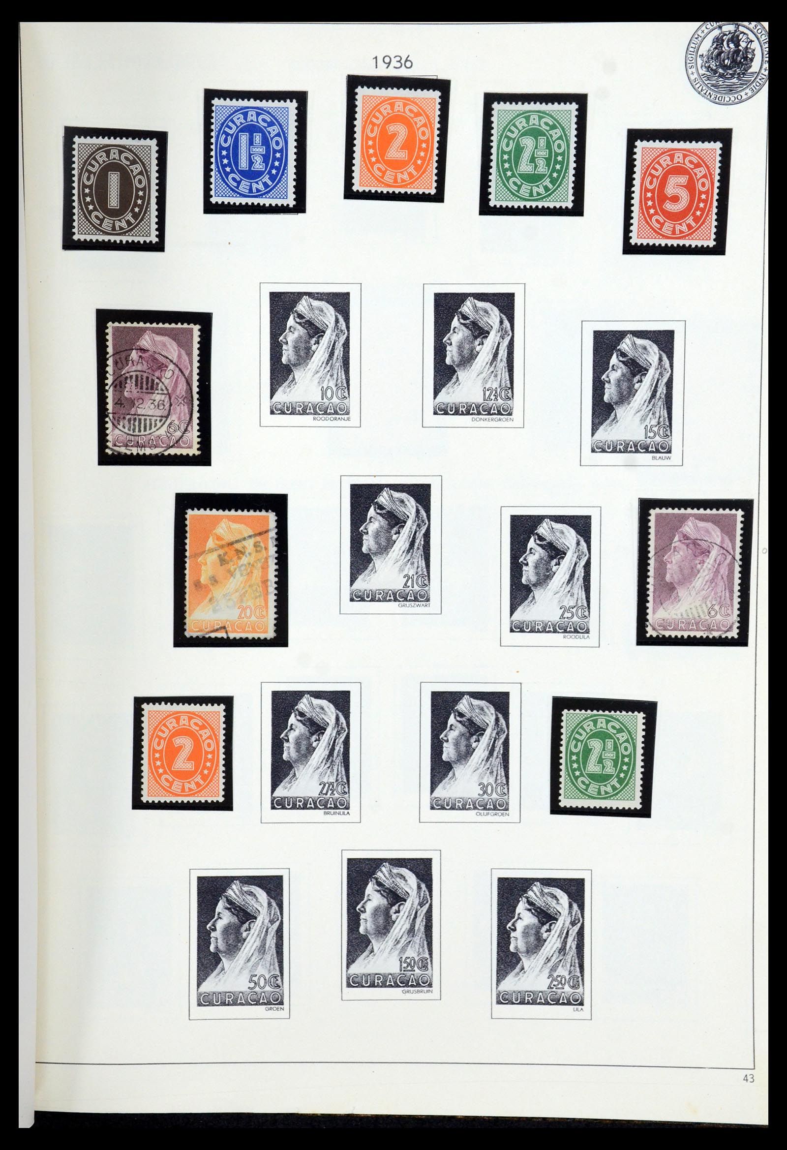 35940 045 - Postzegelverzameling 35940 Nederland en overzeese gebiedsdelen 1852-1