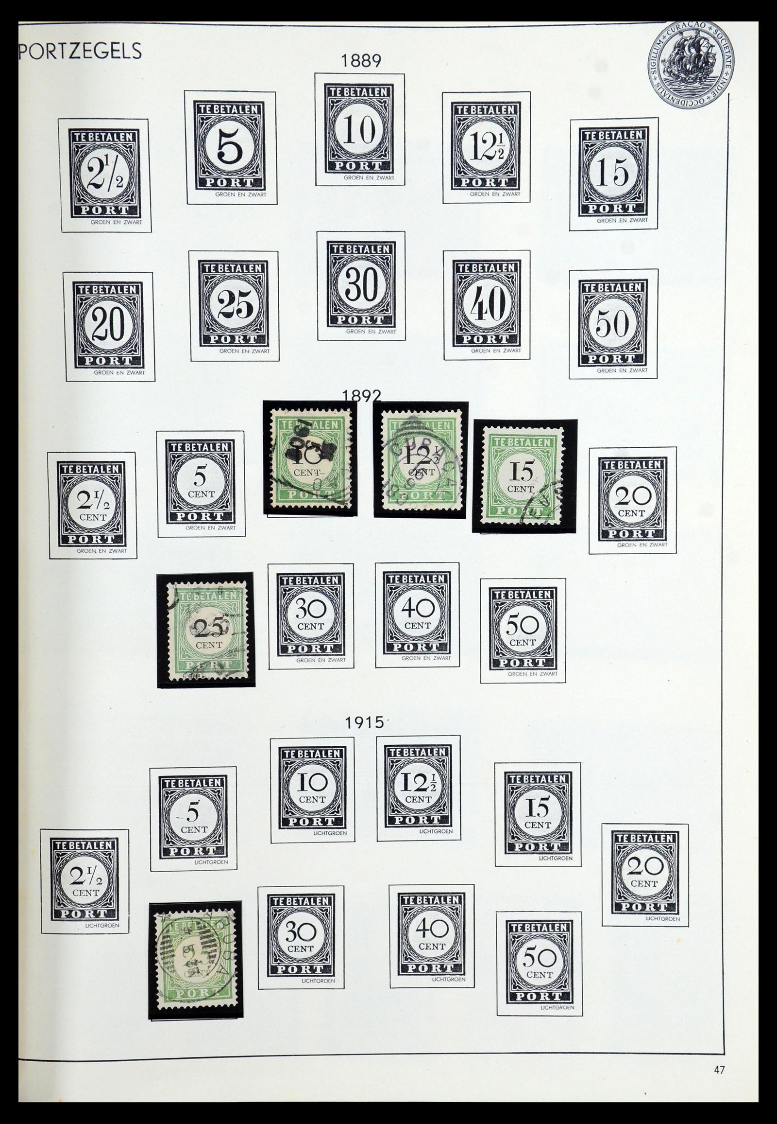 35940 049 - Stamp Collection 35940 Netherlands and territories 1852-1958.