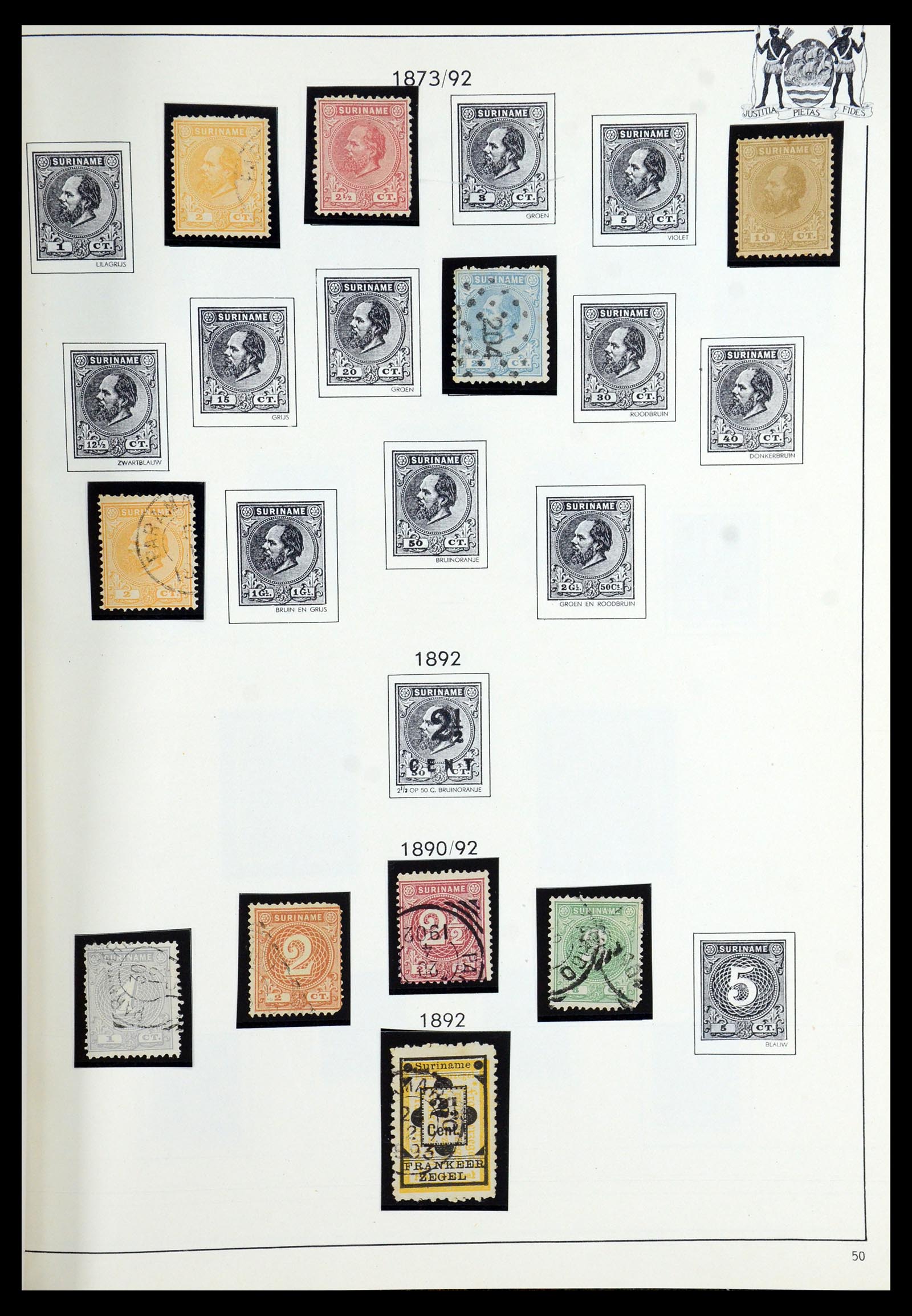 35940 052 - Postzegelverzameling 35940 Nederland en overzeese gebiedsdelen 1852-1