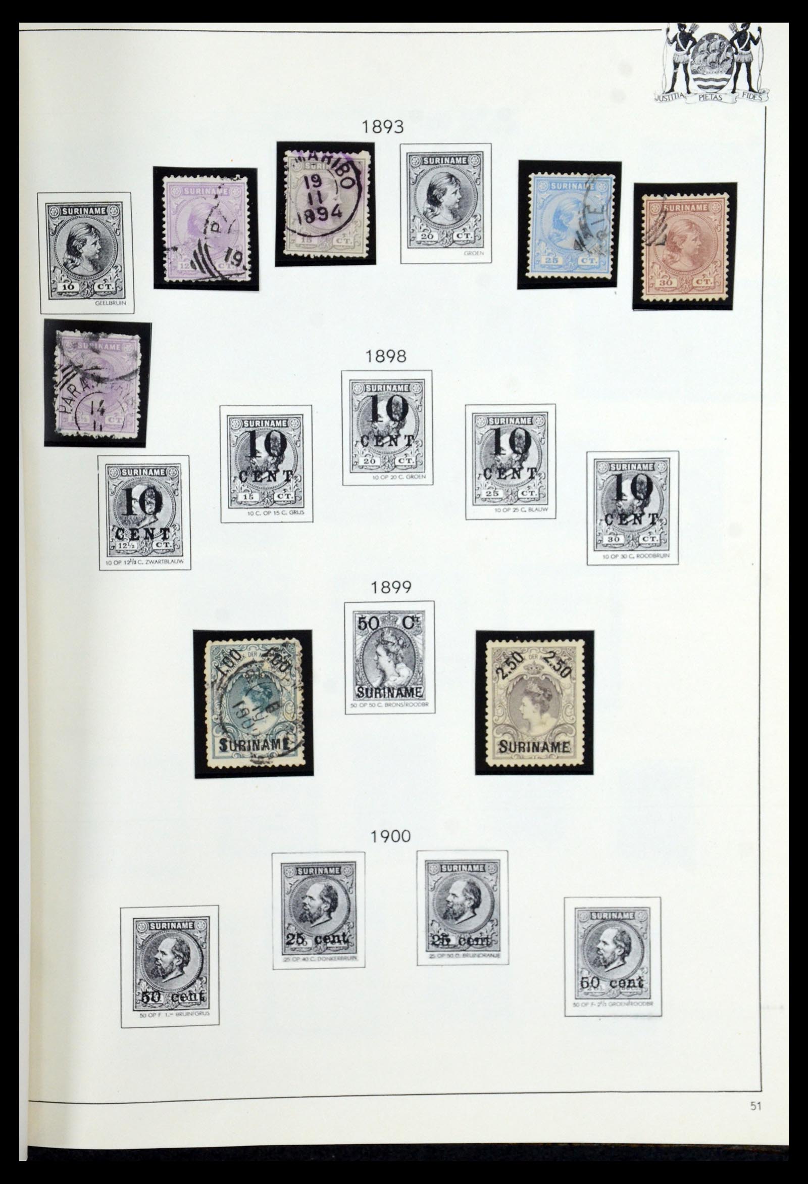 35940 053 - Postzegelverzameling 35940 Nederland en overzeese gebiedsdelen 1852-1