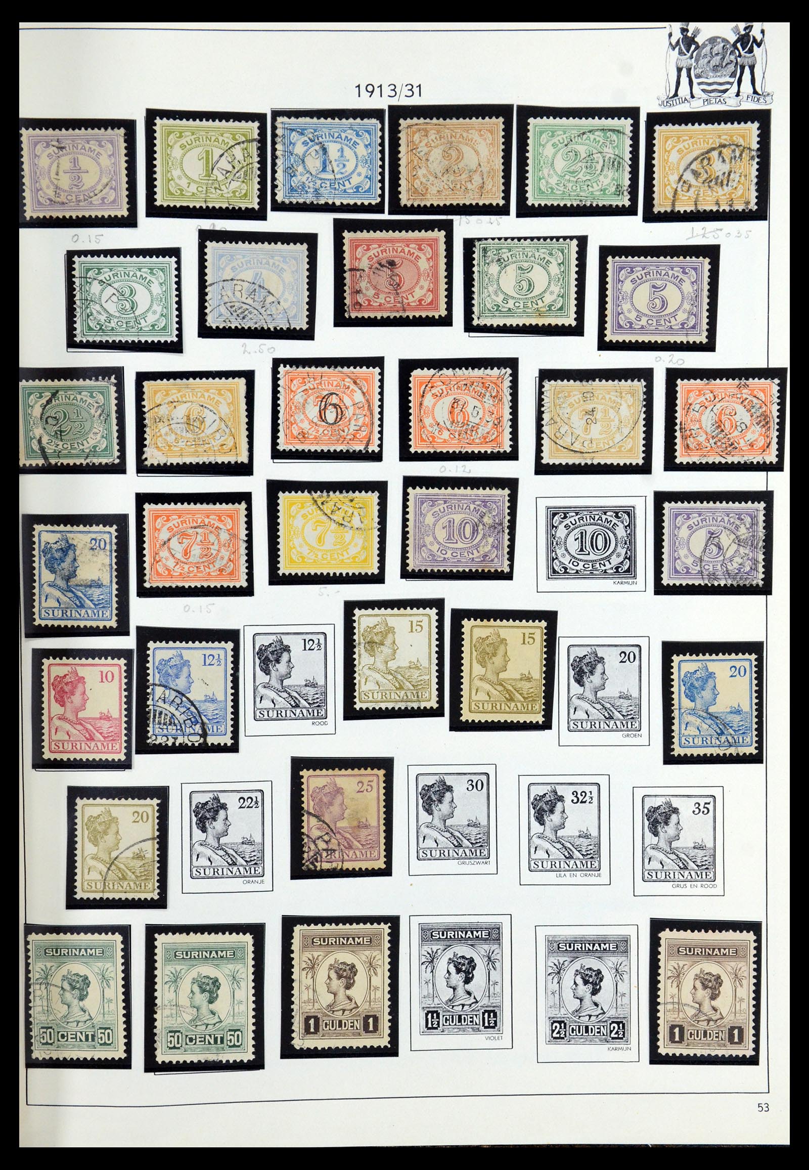 35940 055 - Stamp Collection 35940 Netherlands and territories 1852-1958.