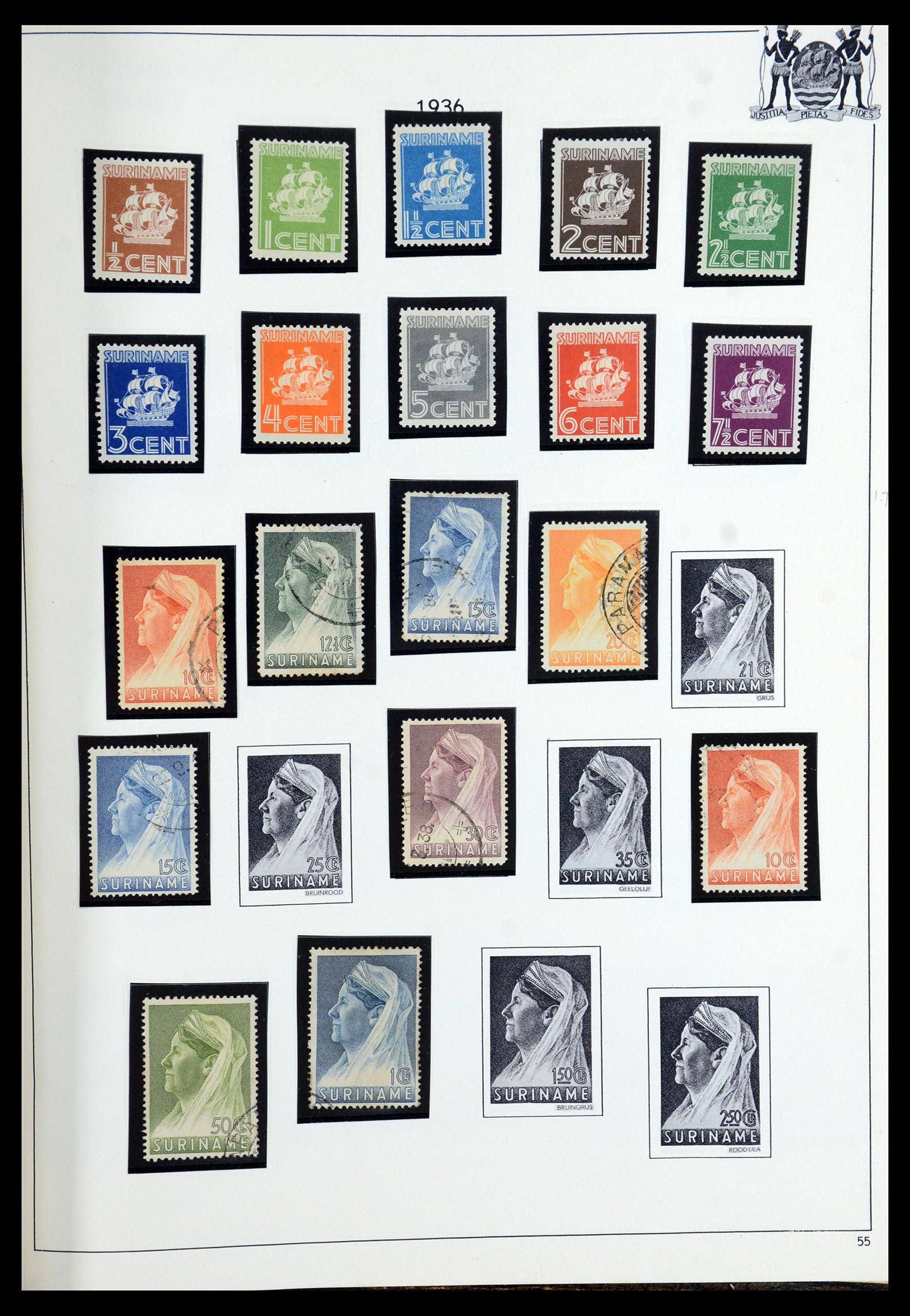 35940 057 - Stamp Collection 35940 Netherlands and territories 1852-1958.