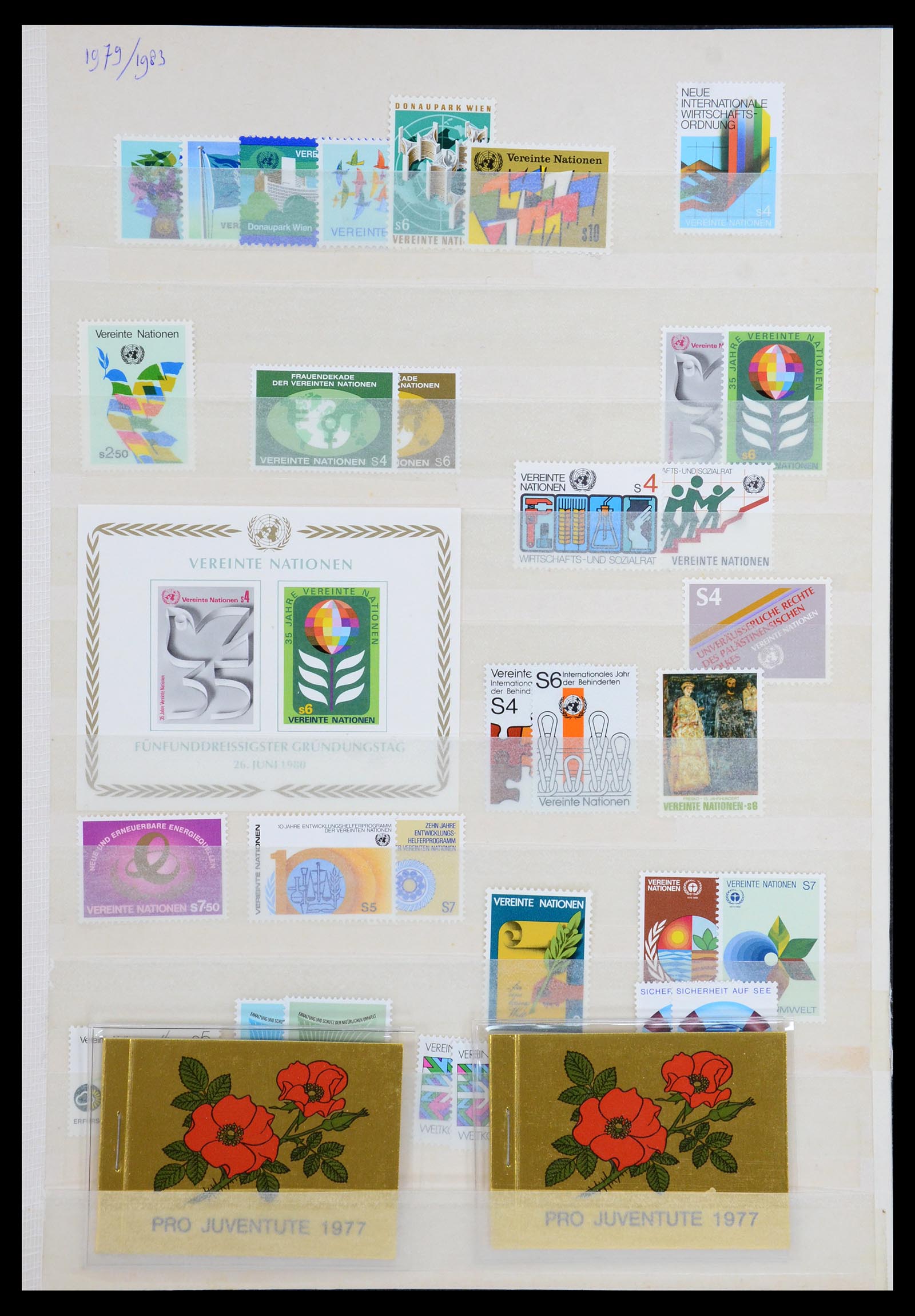 35941 001 - Postzegelverzameling 35941 Wereld postfris vanaf 1950.