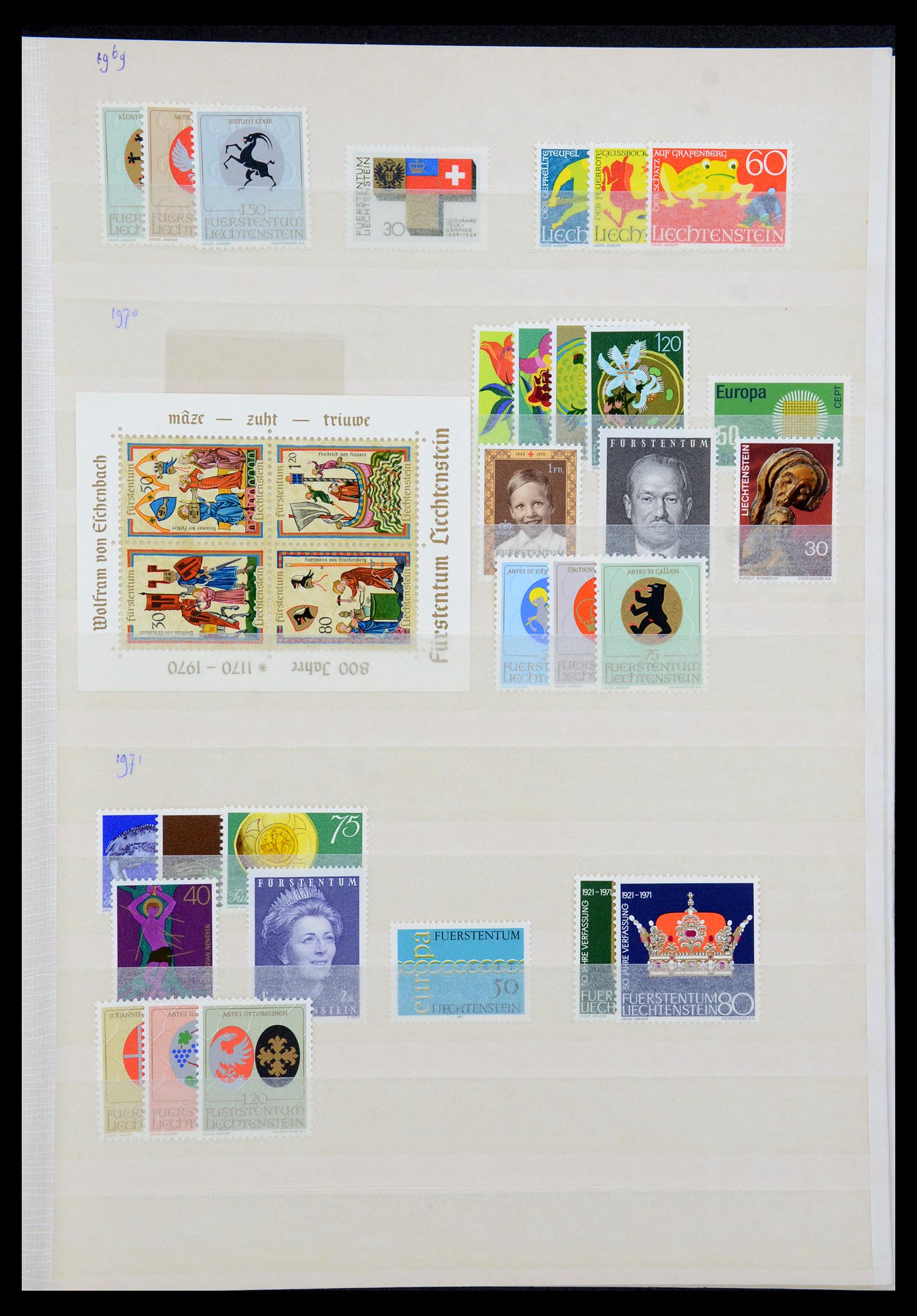 35941 010 - Postzegelverzameling 35941 Wereld postfris vanaf 1950.