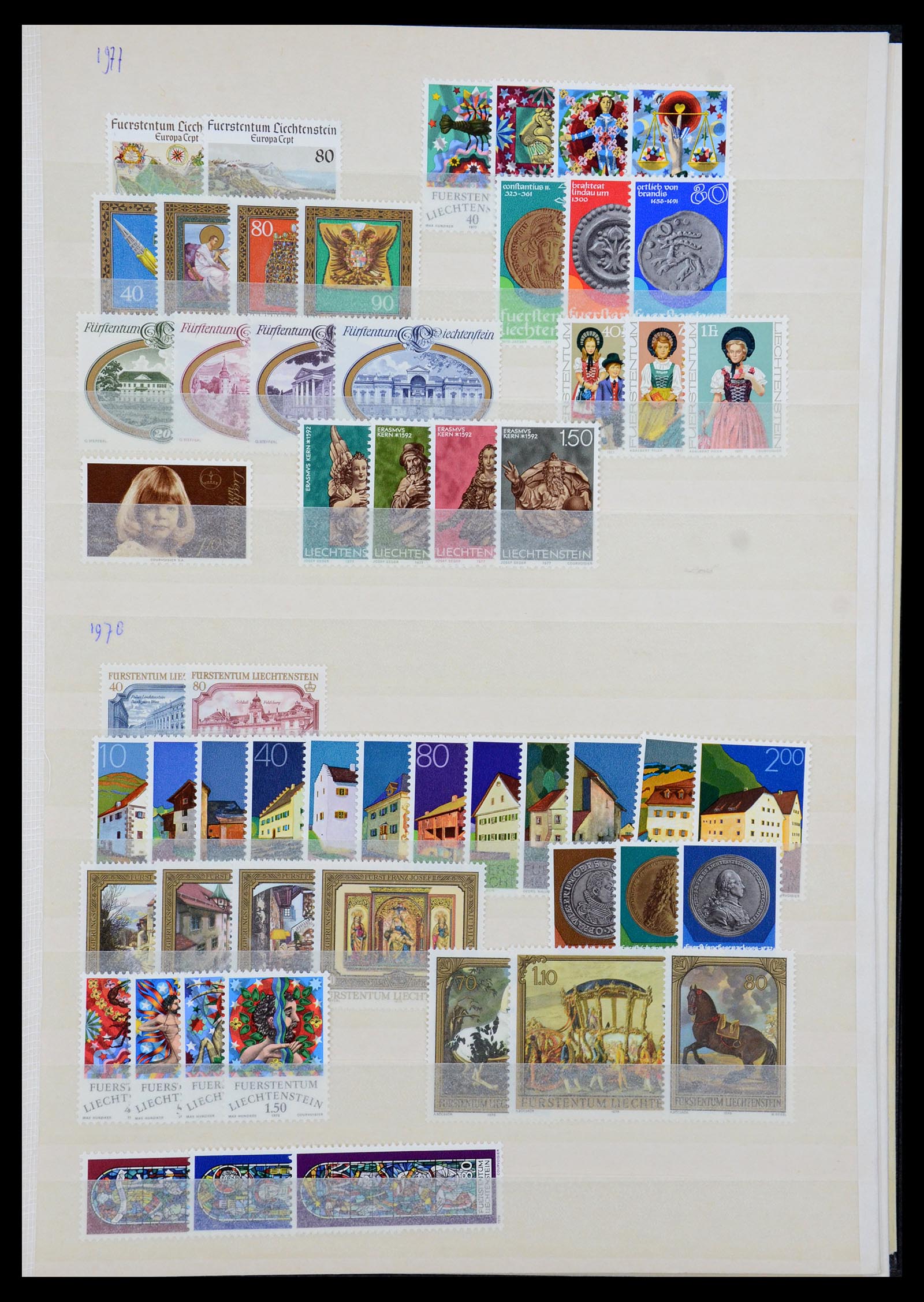 35941 012 - Postzegelverzameling 35941 Wereld postfris vanaf 1950.