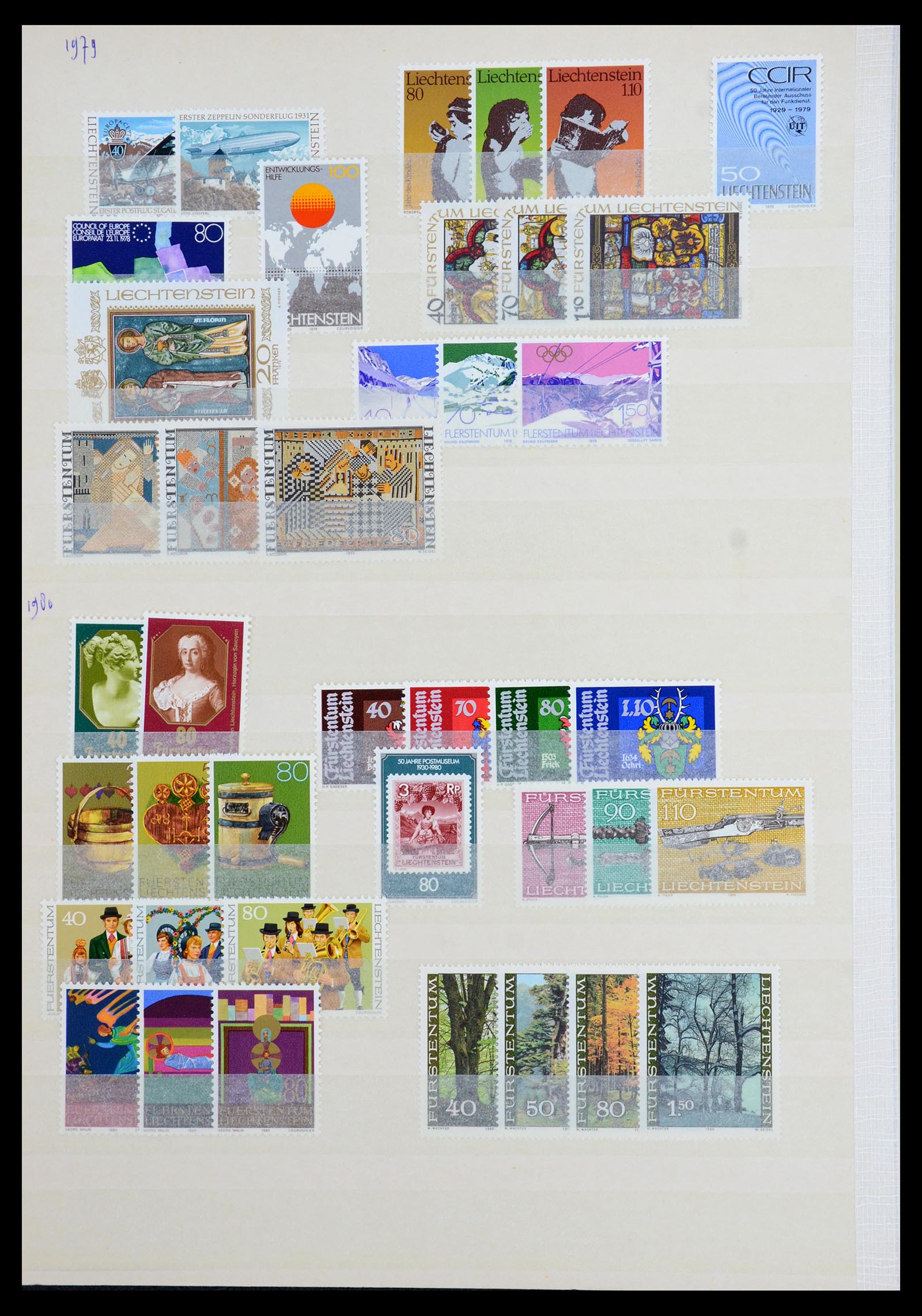 35941 013 - Postzegelverzameling 35941 Wereld postfris vanaf 1950.