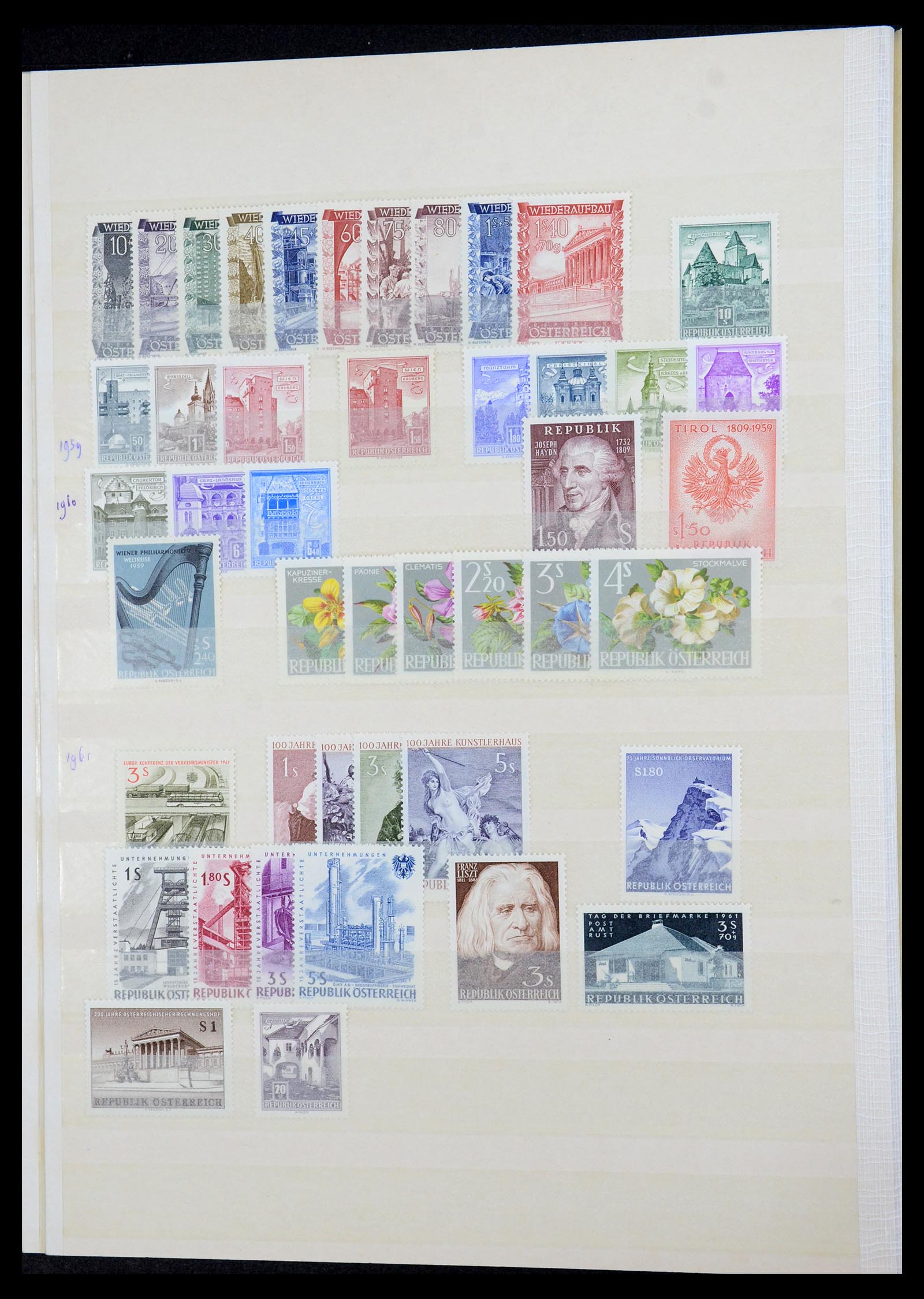35941 017 - Postzegelverzameling 35941 Wereld postfris vanaf 1950.