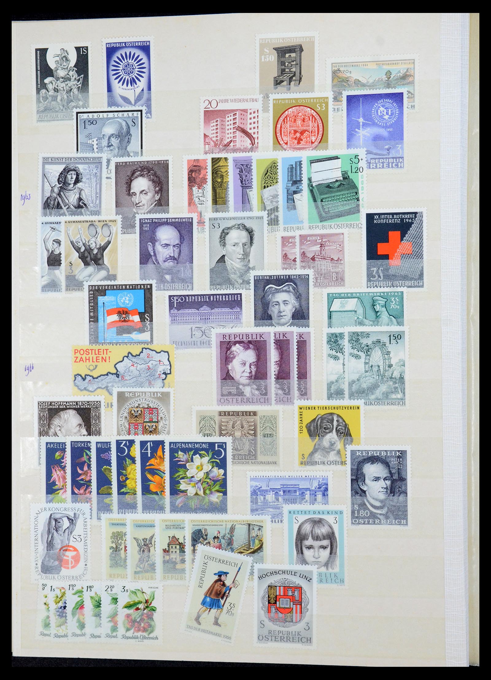 35941 019 - Postzegelverzameling 35941 Wereld postfris vanaf 1950.