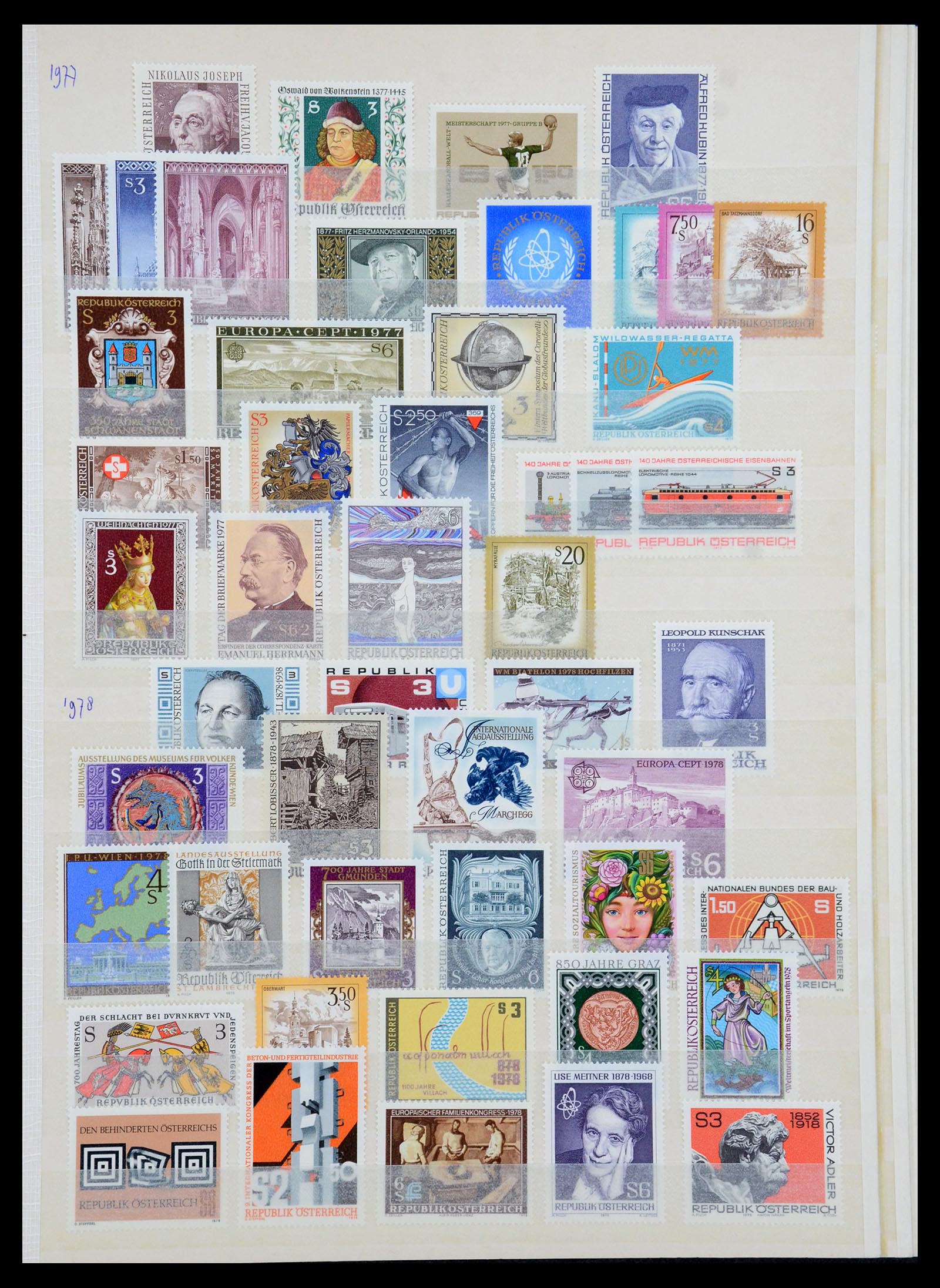 35941 025 - Postzegelverzameling 35941 Wereld postfris vanaf 1950.
