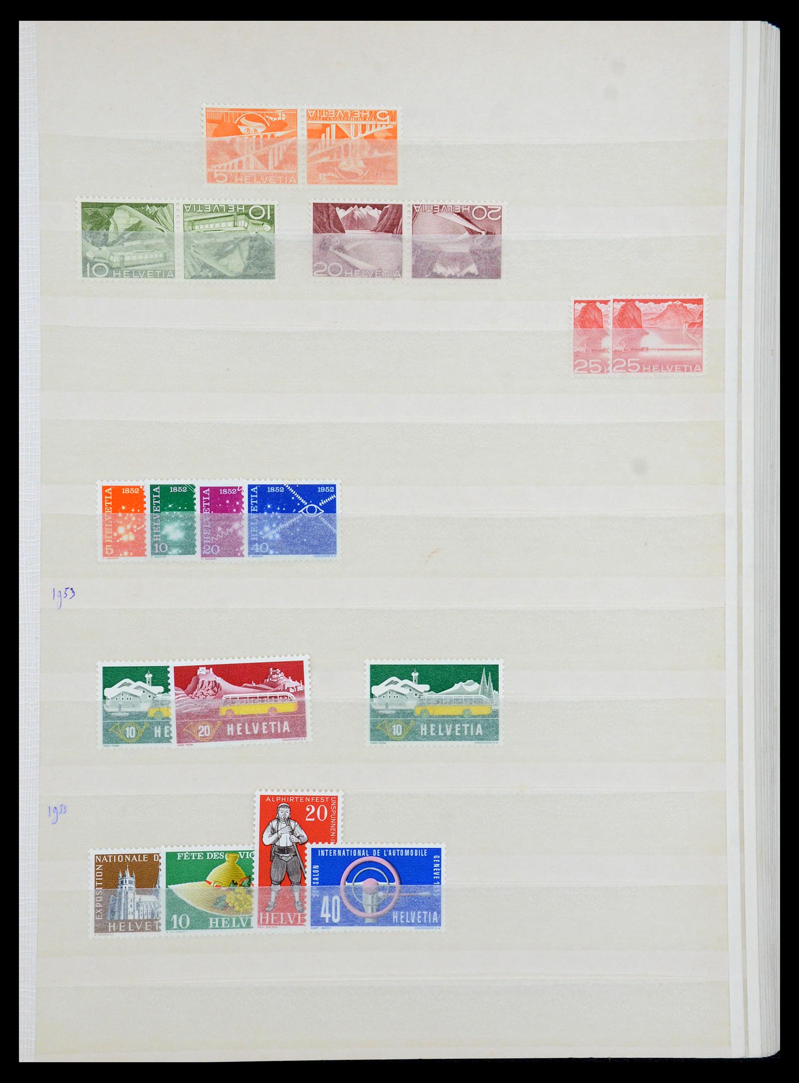 35941 031 - Postzegelverzameling 35941 Wereld postfris vanaf 1950.