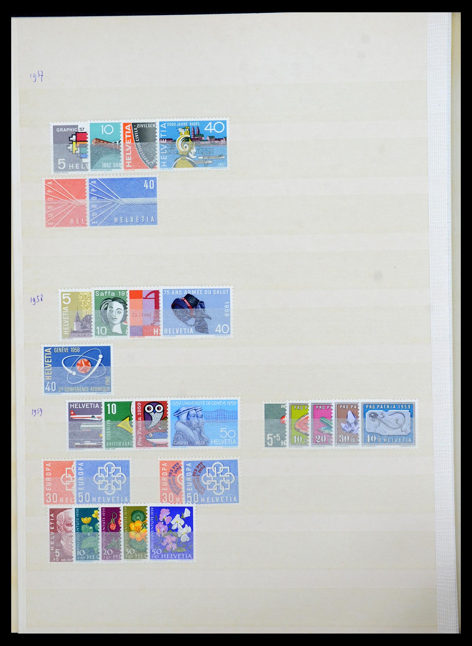 35941 032 - Postzegelverzameling 35941 Wereld postfris vanaf 1950.