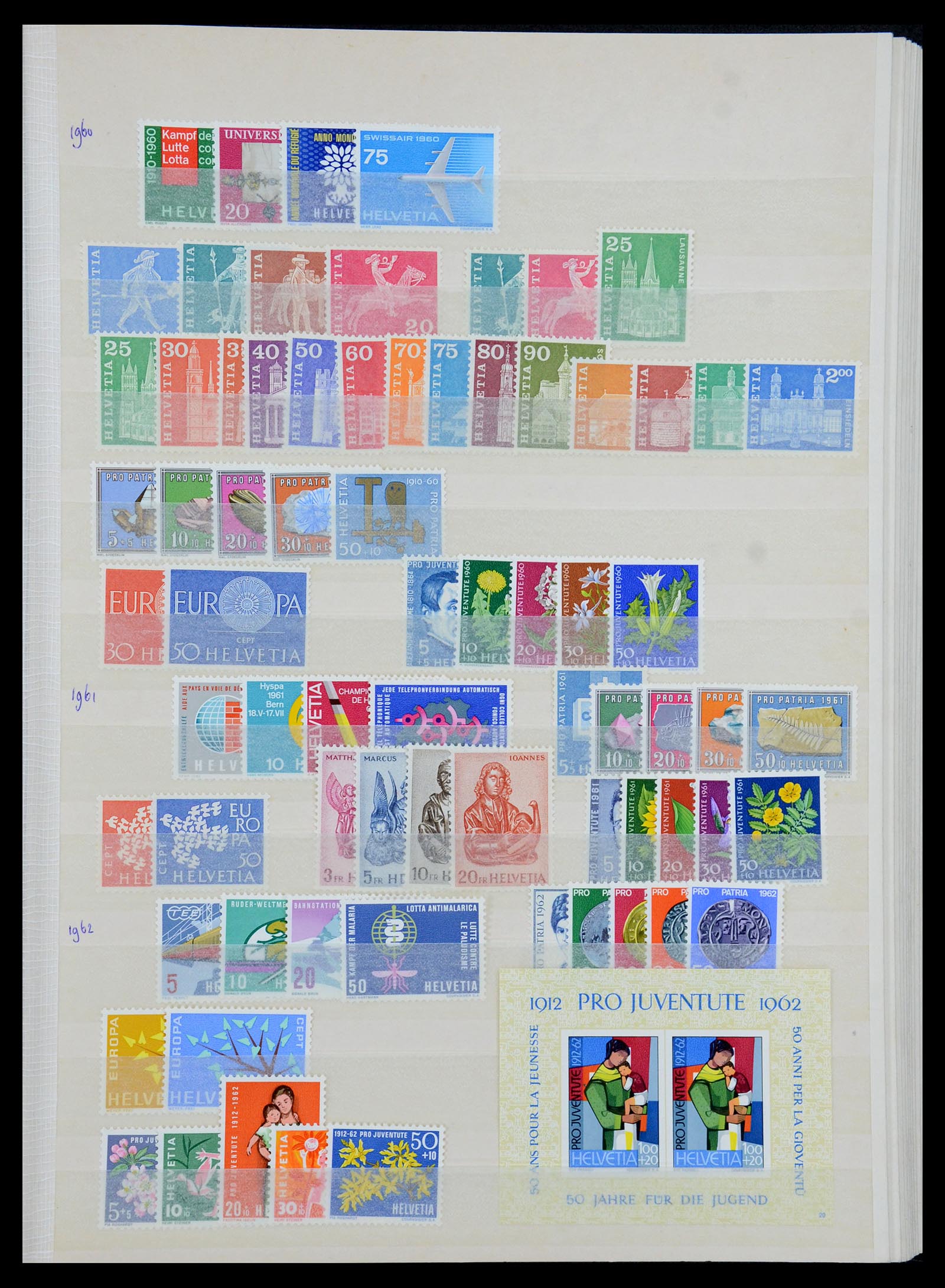 35941 033 - Postzegelverzameling 35941 Wereld postfris vanaf 1950.