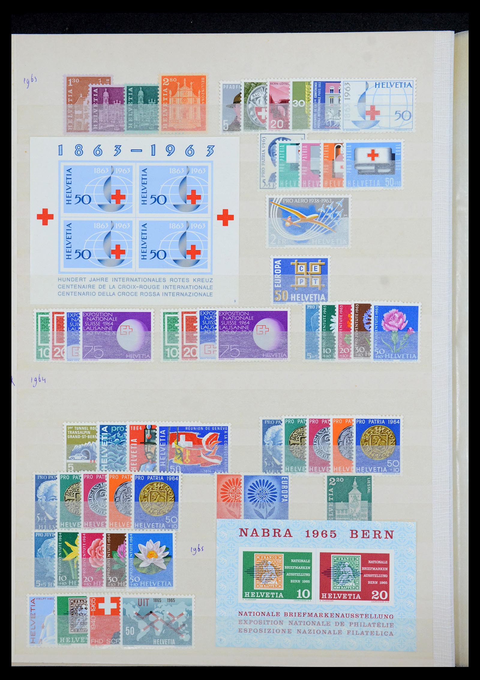 35941 034 - Postzegelverzameling 35941 Wereld postfris vanaf 1950.