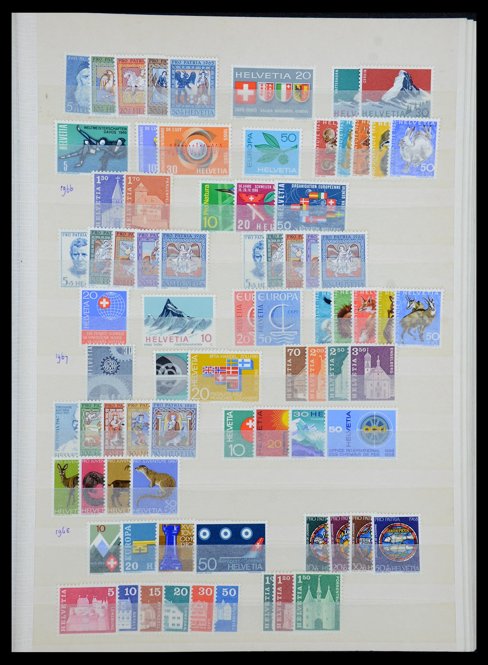 35941 035 - Postzegelverzameling 35941 Wereld postfris vanaf 1950.