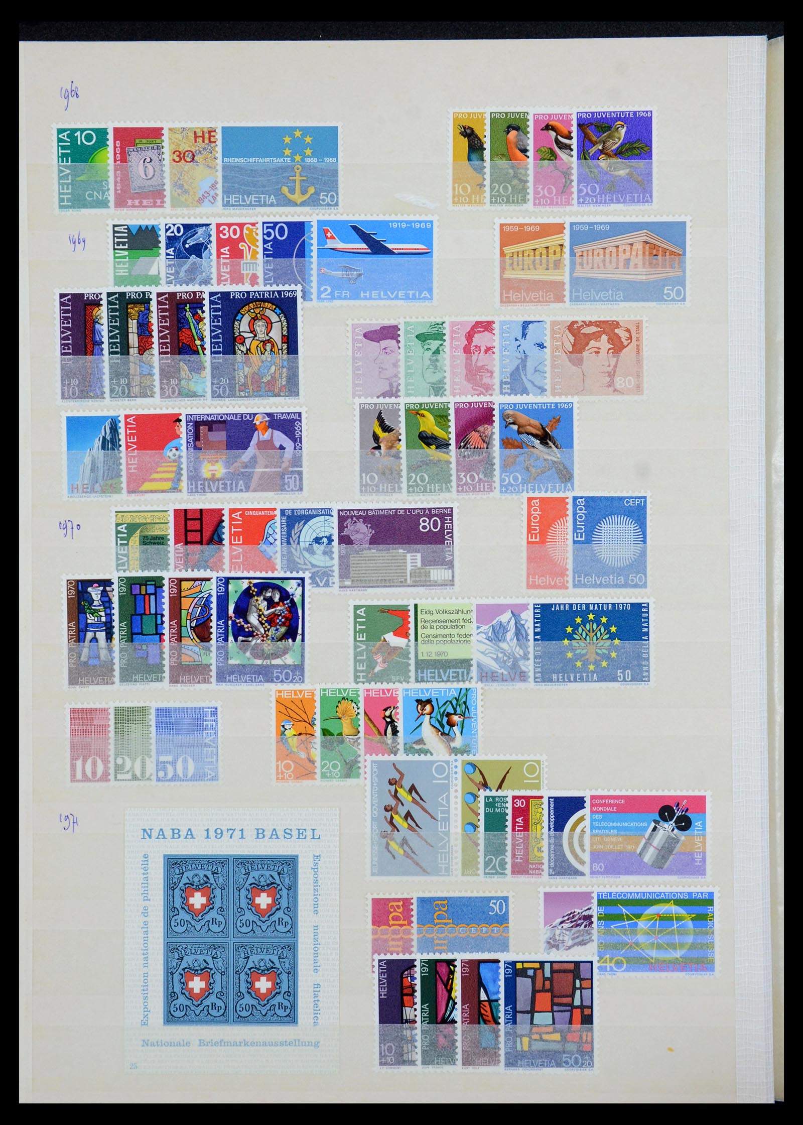 35941 036 - Postzegelverzameling 35941 Wereld postfris vanaf 1950.