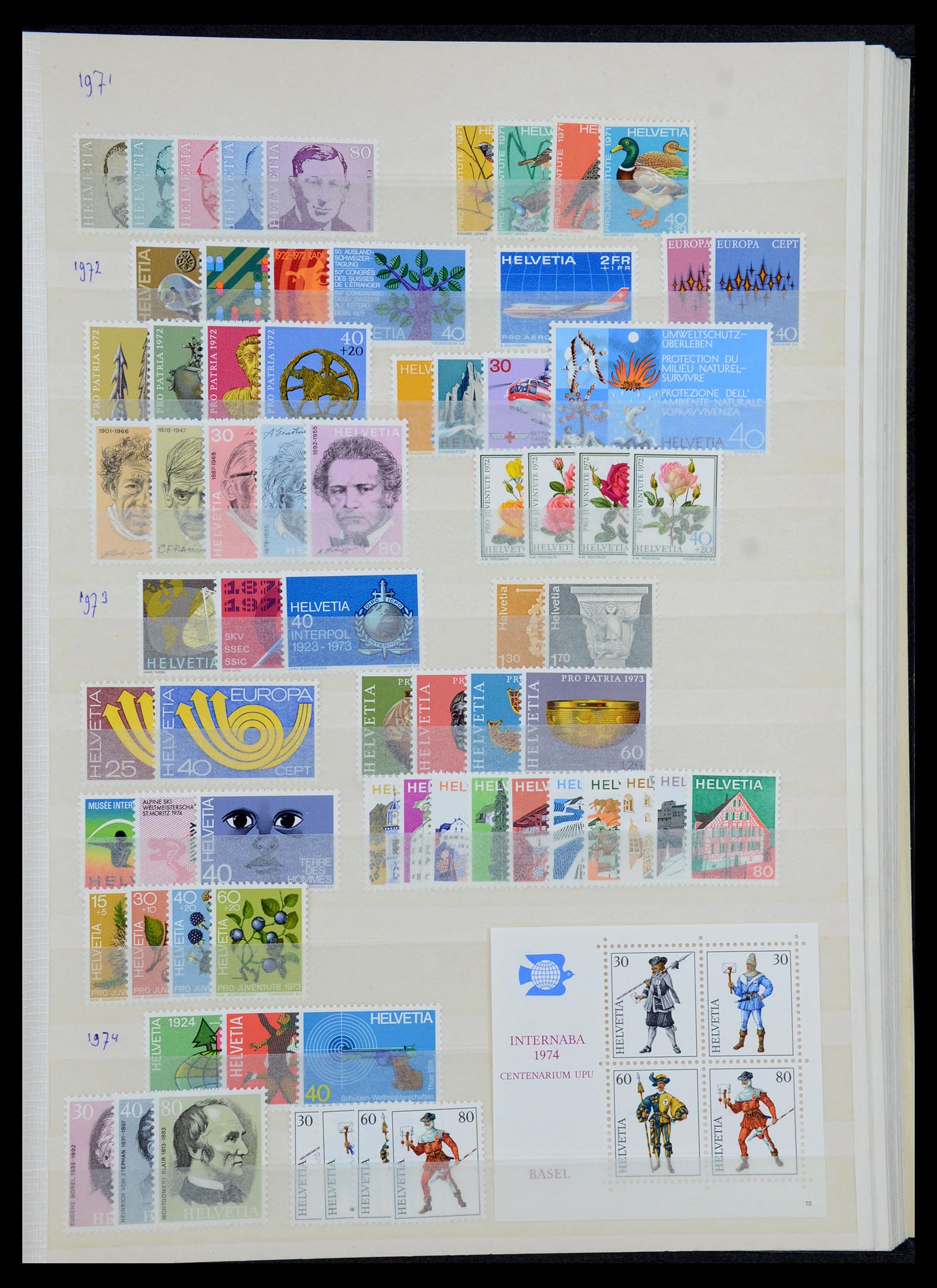 35941 037 - Postzegelverzameling 35941 Wereld postfris vanaf 1950.