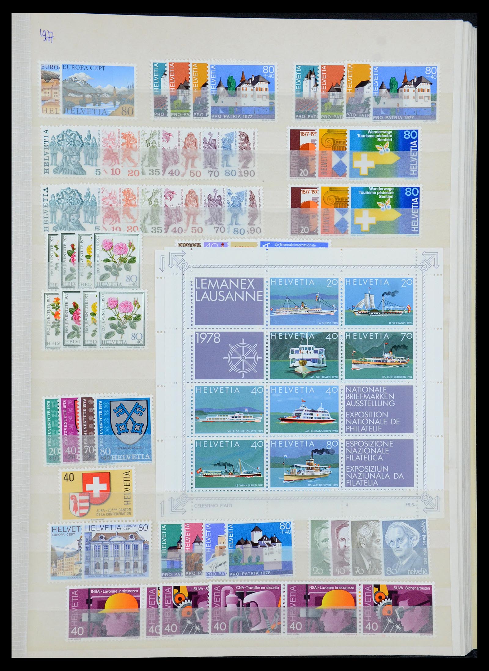 35941 039 - Postzegelverzameling 35941 Wereld postfris vanaf 1950.