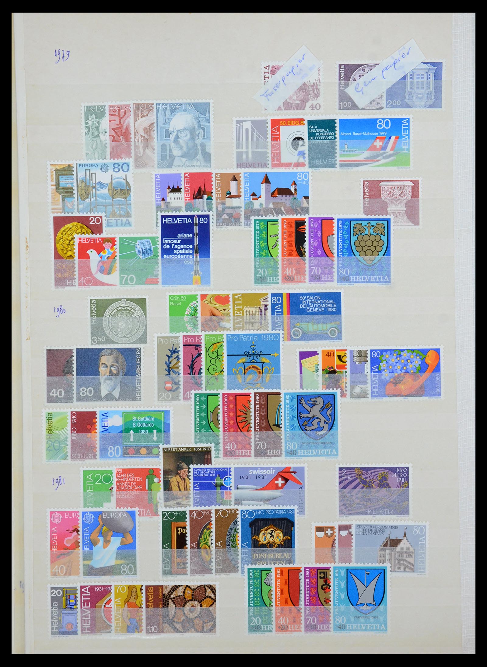 35941 040 - Postzegelverzameling 35941 Wereld postfris vanaf 1950.