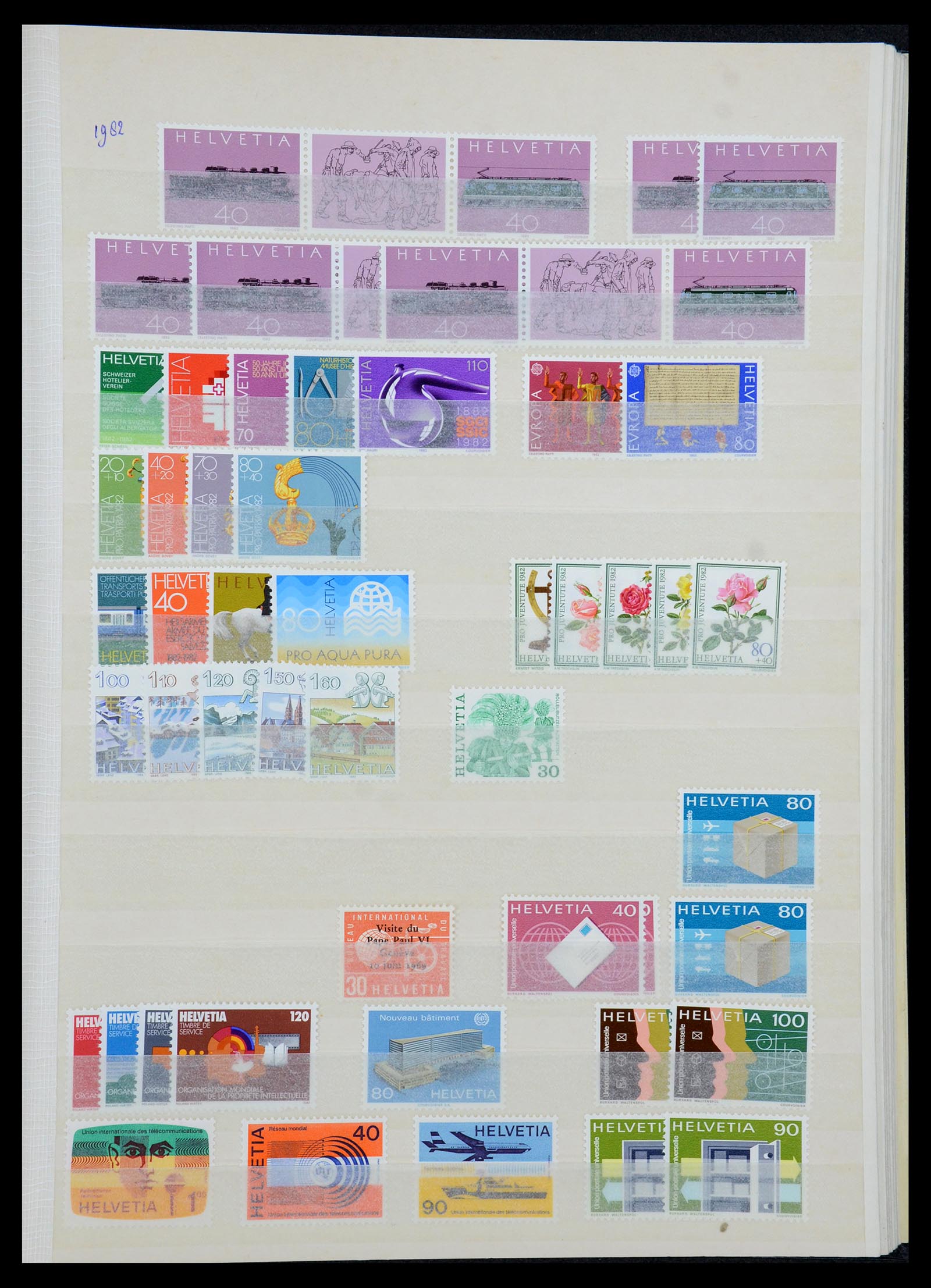 35941 041 - Postzegelverzameling 35941 Wereld postfris vanaf 1950.