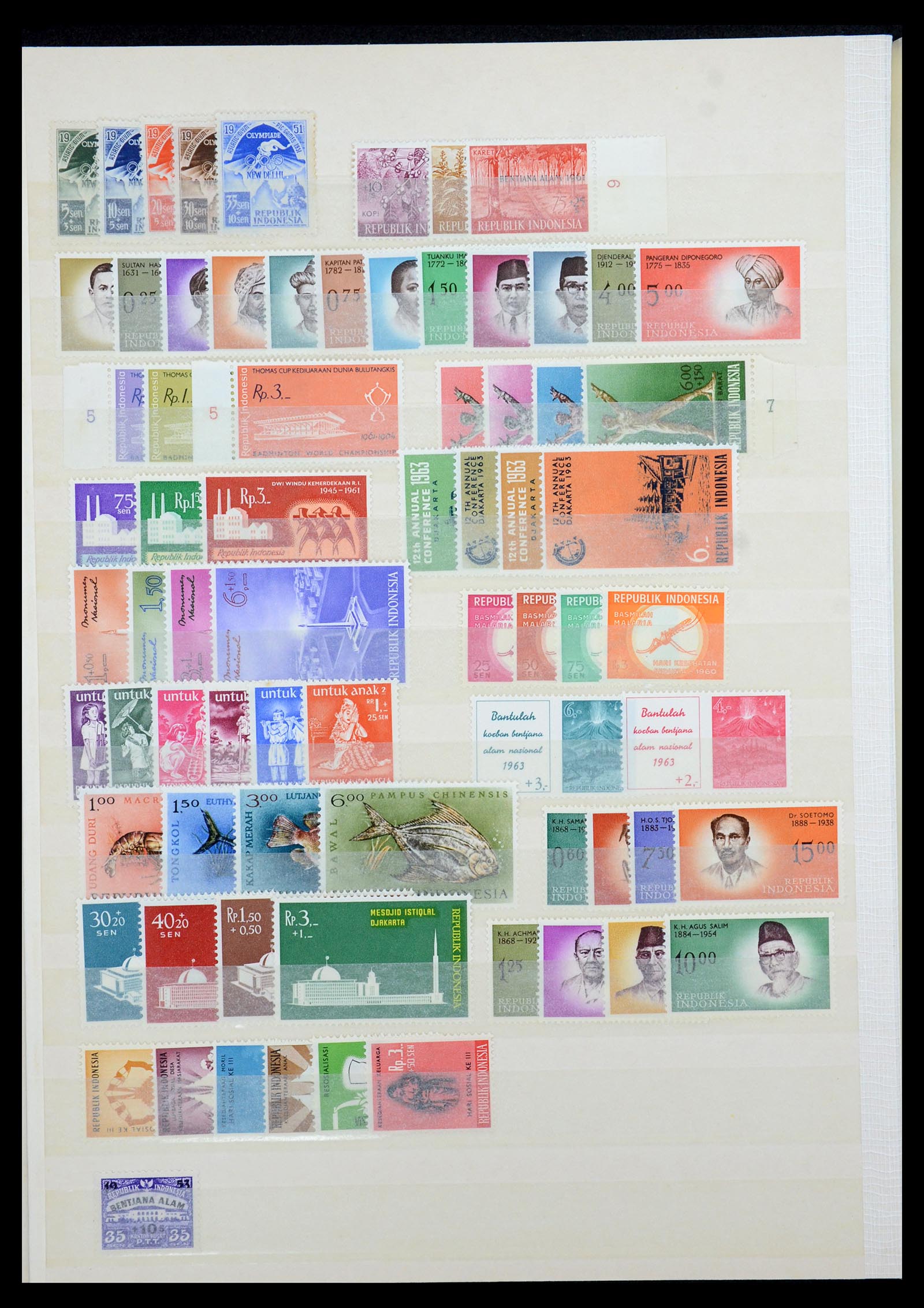 35941 046 - Postzegelverzameling 35941 Wereld postfris vanaf 1950.