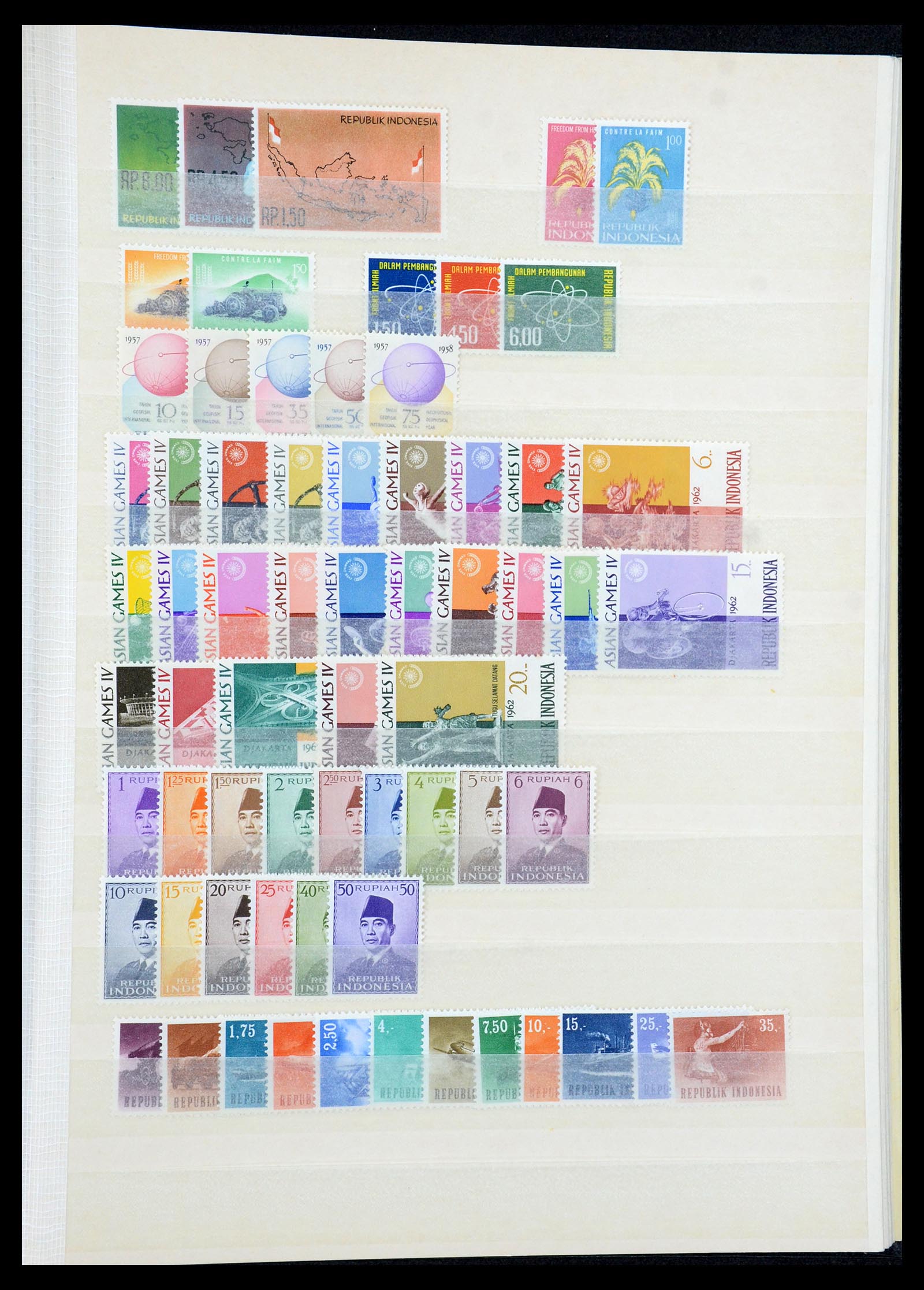 35941 047 - Postzegelverzameling 35941 Wereld postfris vanaf 1950.