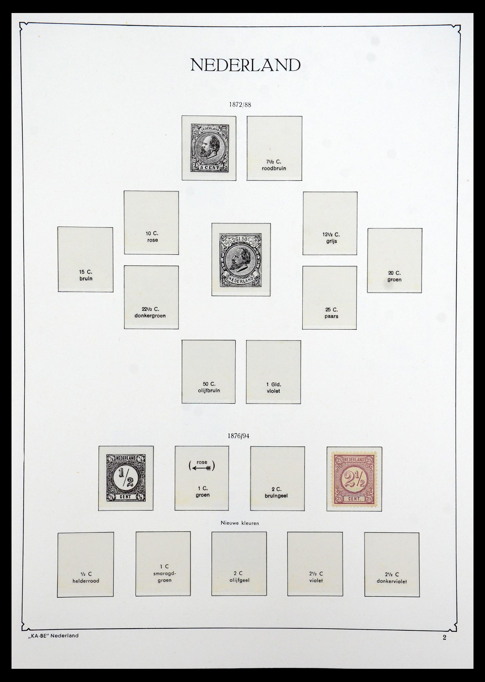 35942 001 - Postzegelverzameling 35942 Nederland 1899-1984.