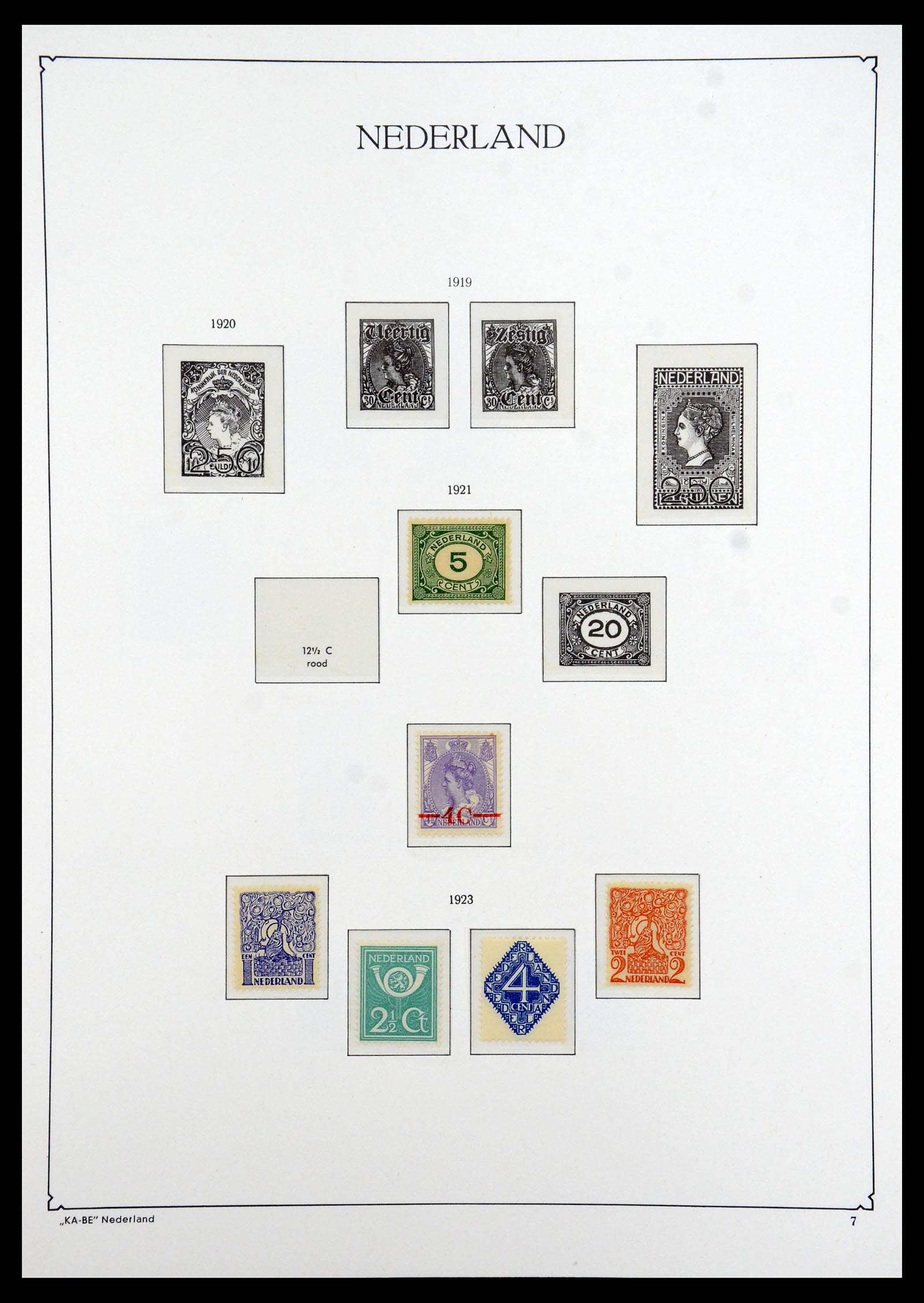 35942 005 - Postzegelverzameling 35942 Nederland 1899-1984.