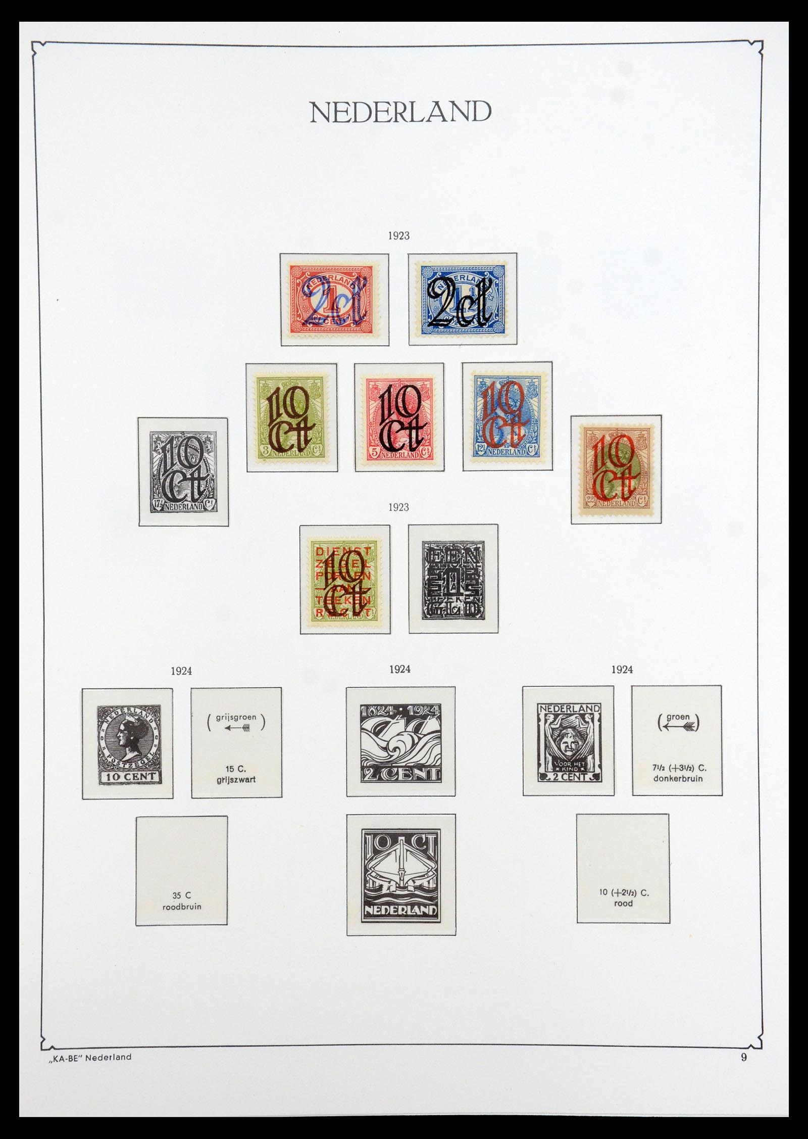 35942 007 - Postzegelverzameling 35942 Nederland 1899-1984.