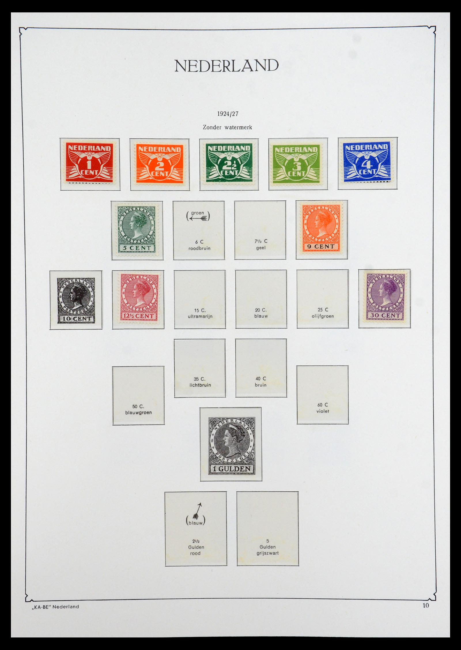 35942 008 - Postzegelverzameling 35942 Nederland 1899-1984.