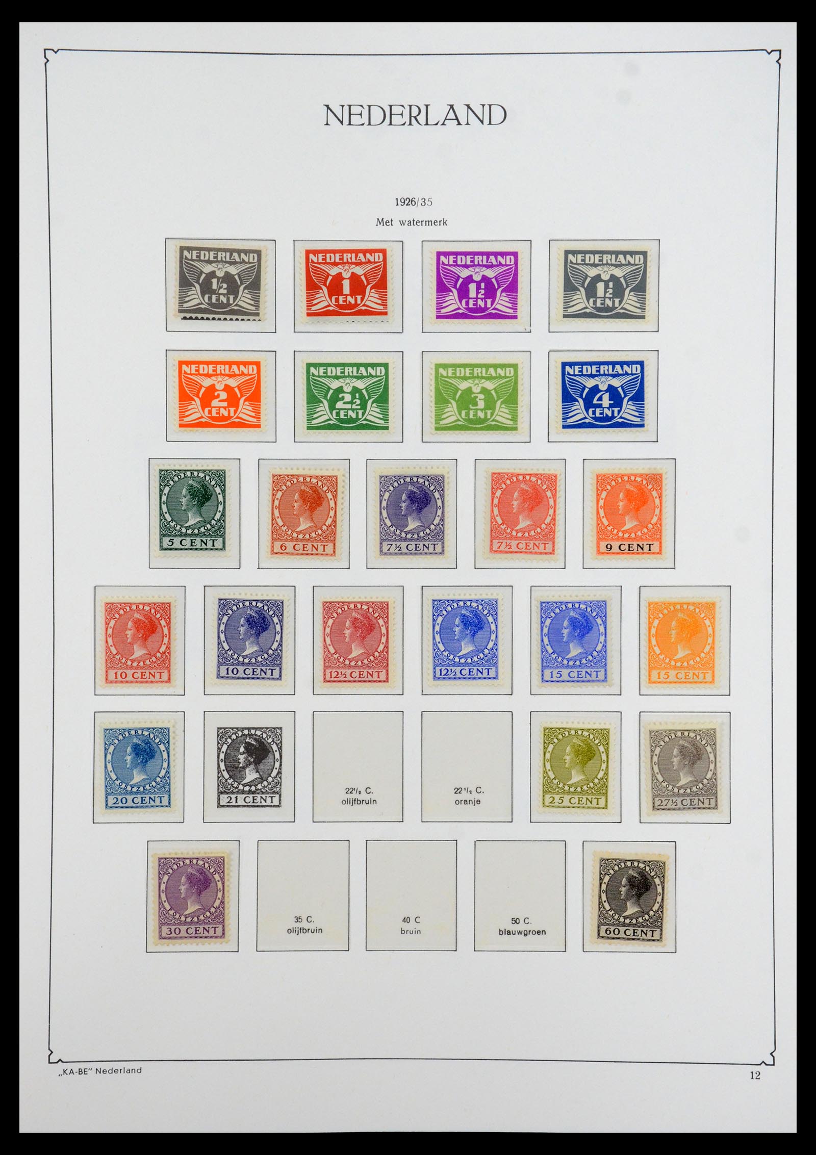 35942 010 - Postzegelverzameling 35942 Nederland 1899-1984.