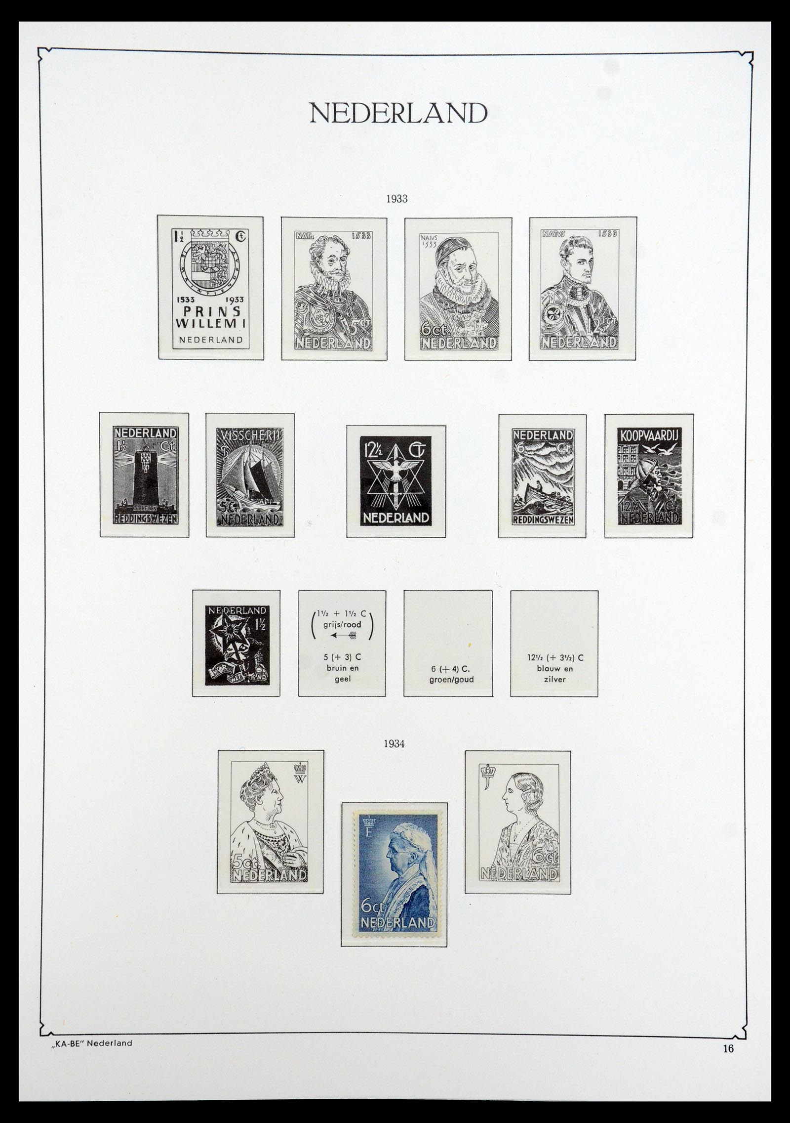 35942 012 - Postzegelverzameling 35942 Nederland 1899-1984.