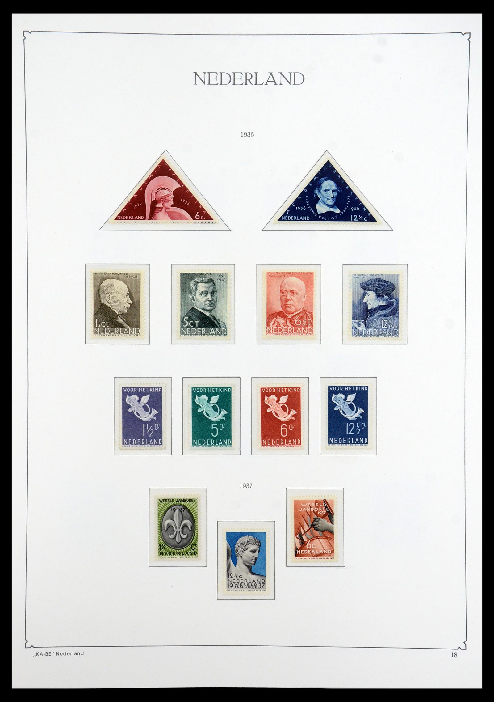 35942 014 - Postzegelverzameling 35942 Nederland 1899-1984.