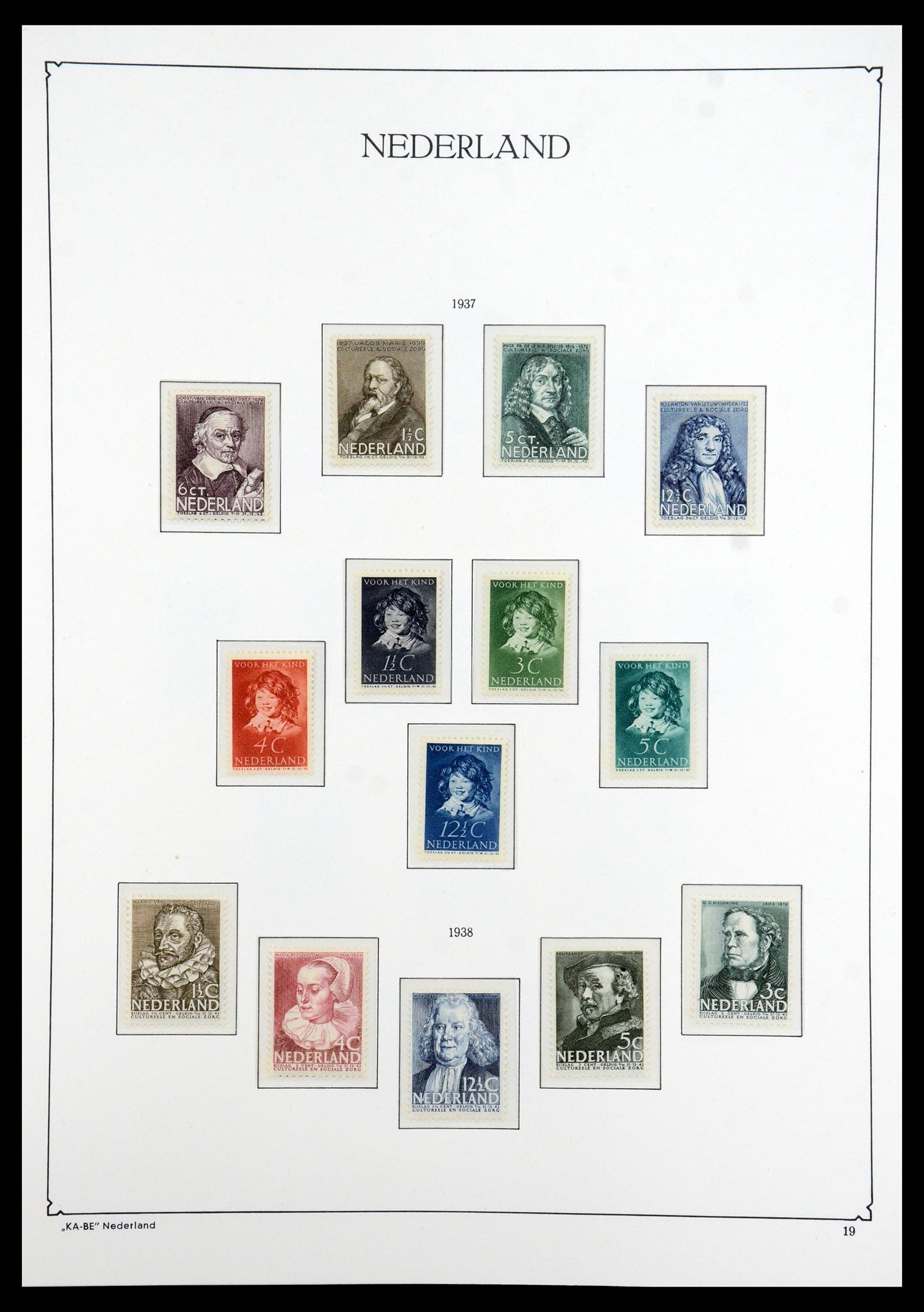 35942 015 - Postzegelverzameling 35942 Nederland 1899-1984.