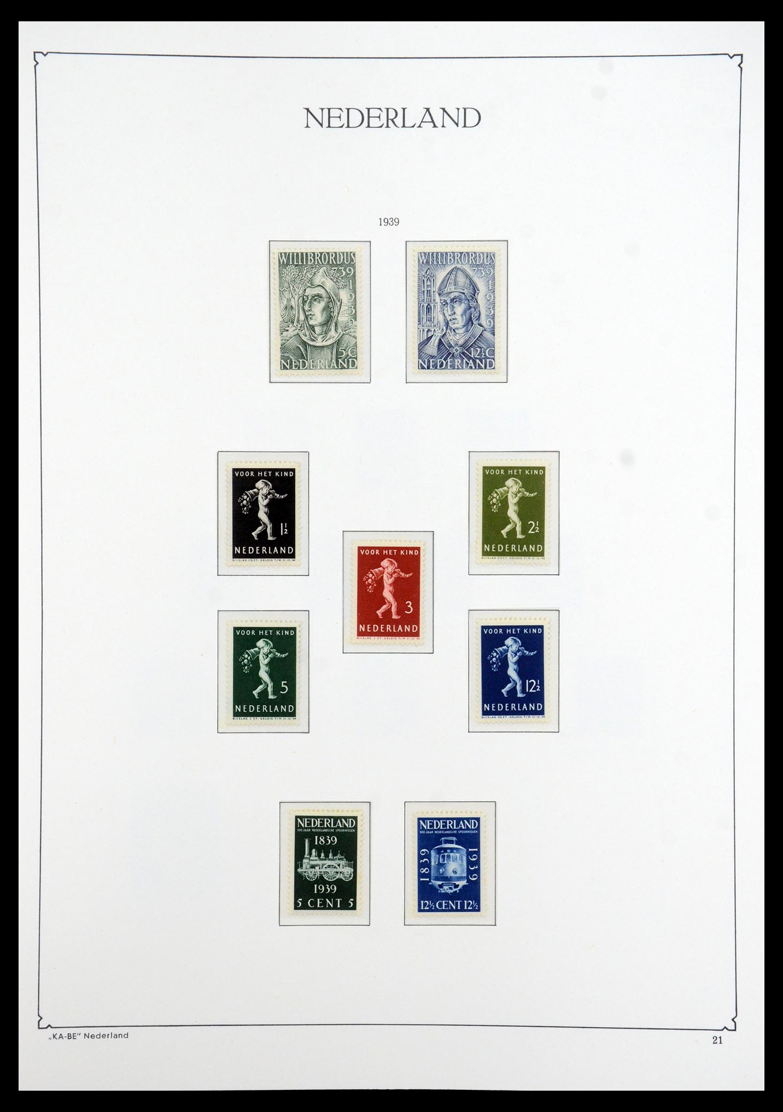 35942 017 - Postzegelverzameling 35942 Nederland 1899-1984.