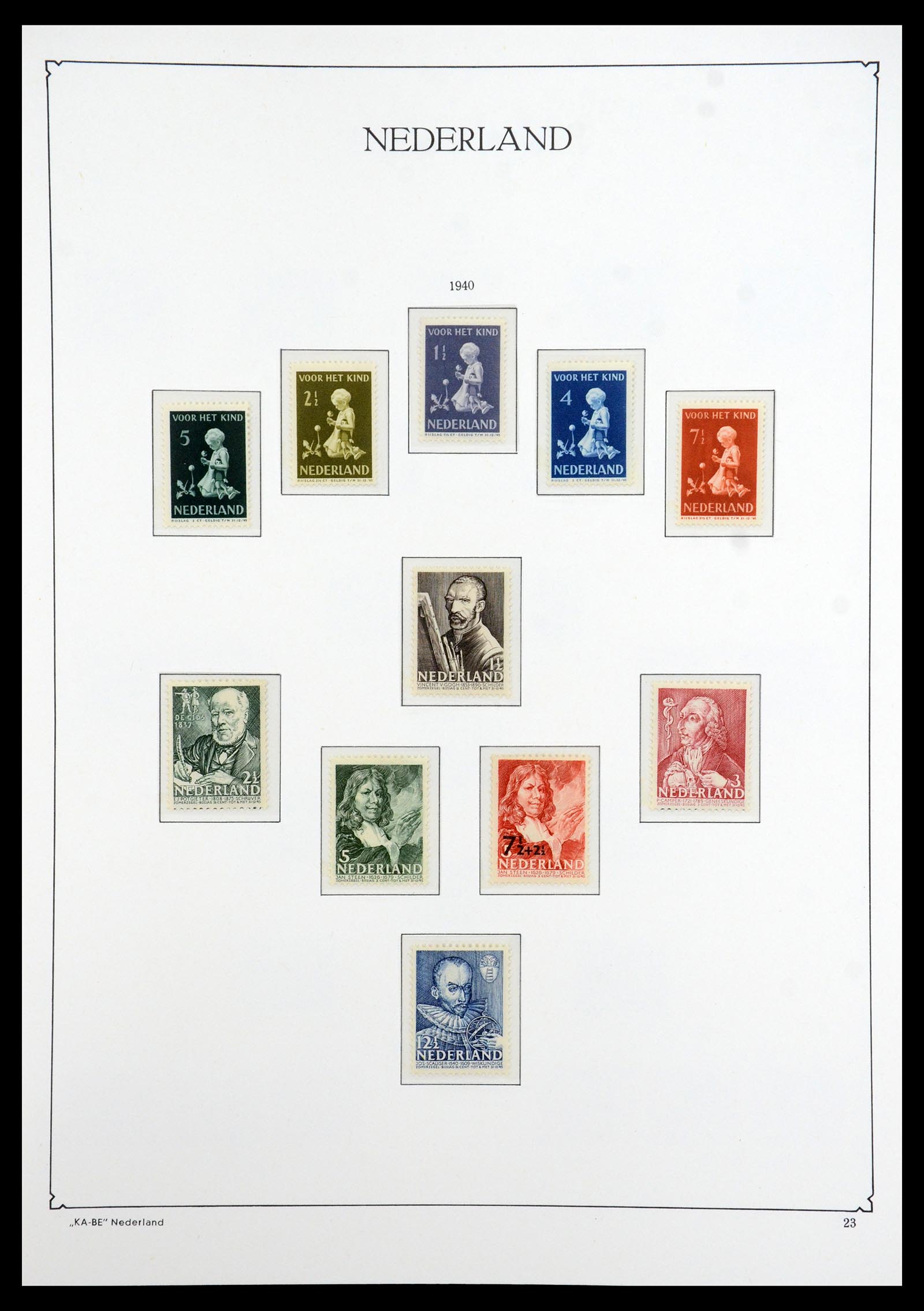 35942 019 - Postzegelverzameling 35942 Nederland 1899-1984.