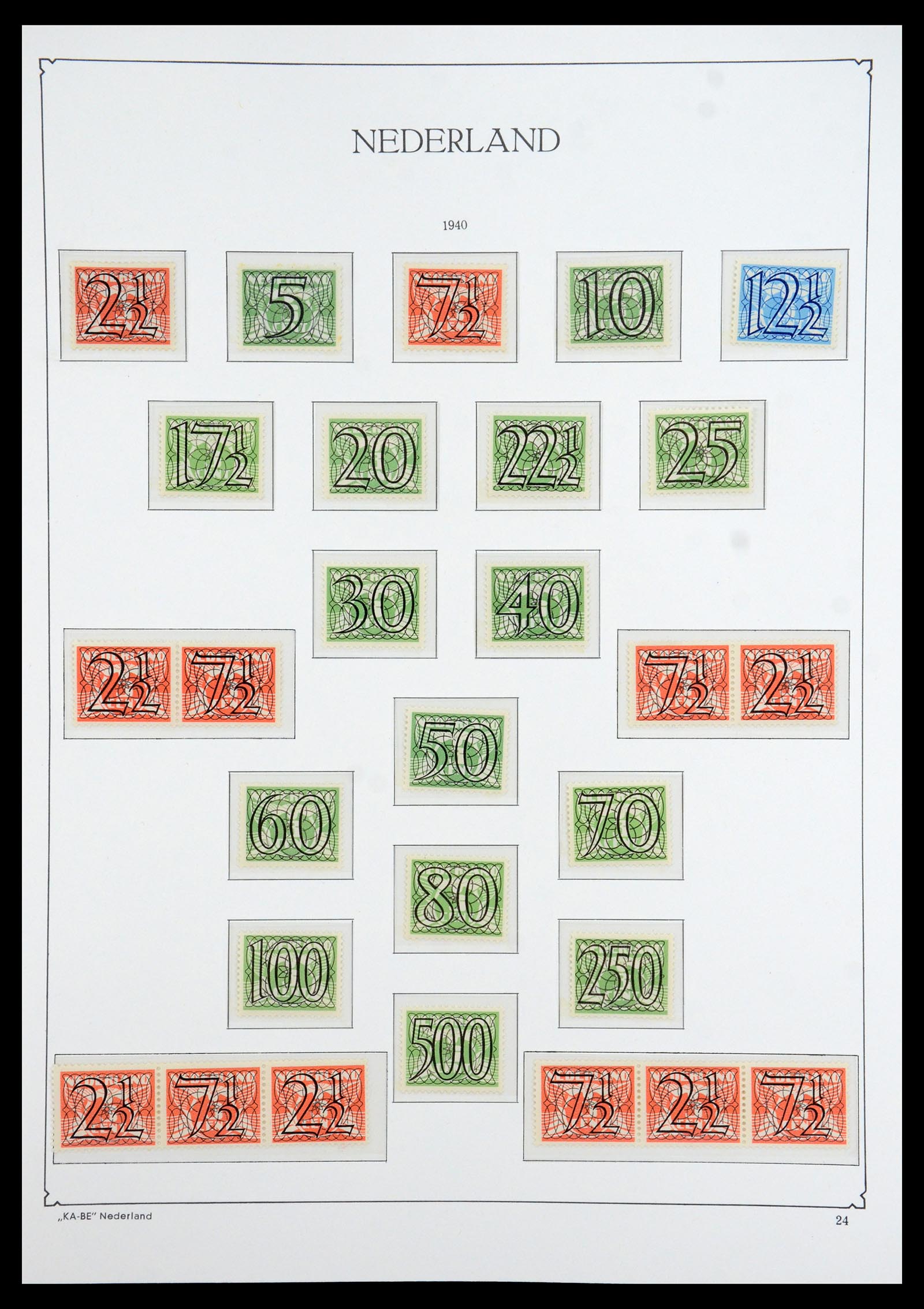 35942 020 - Postzegelverzameling 35942 Nederland 1899-1984.