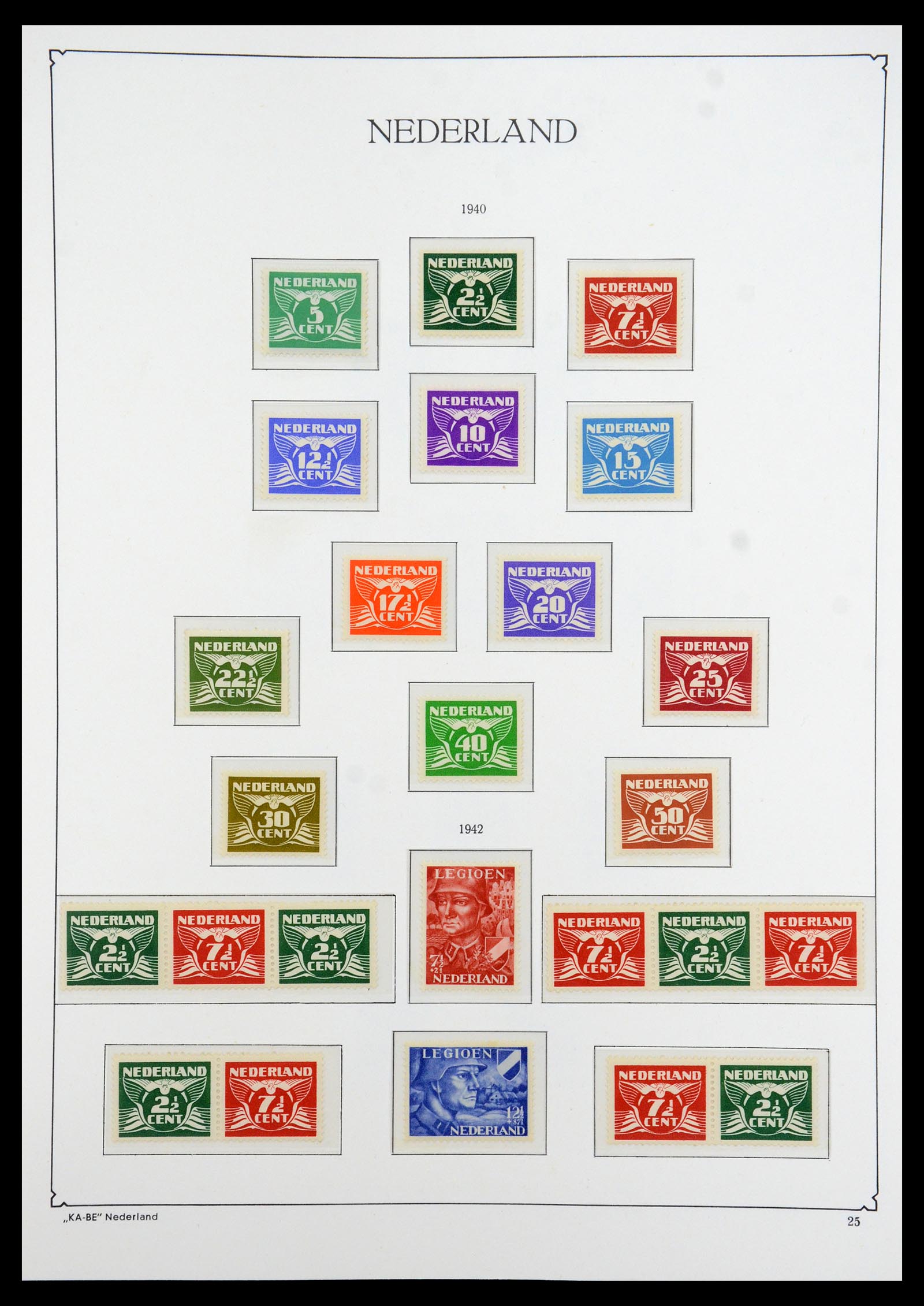 35942 021 - Postzegelverzameling 35942 Nederland 1899-1984.