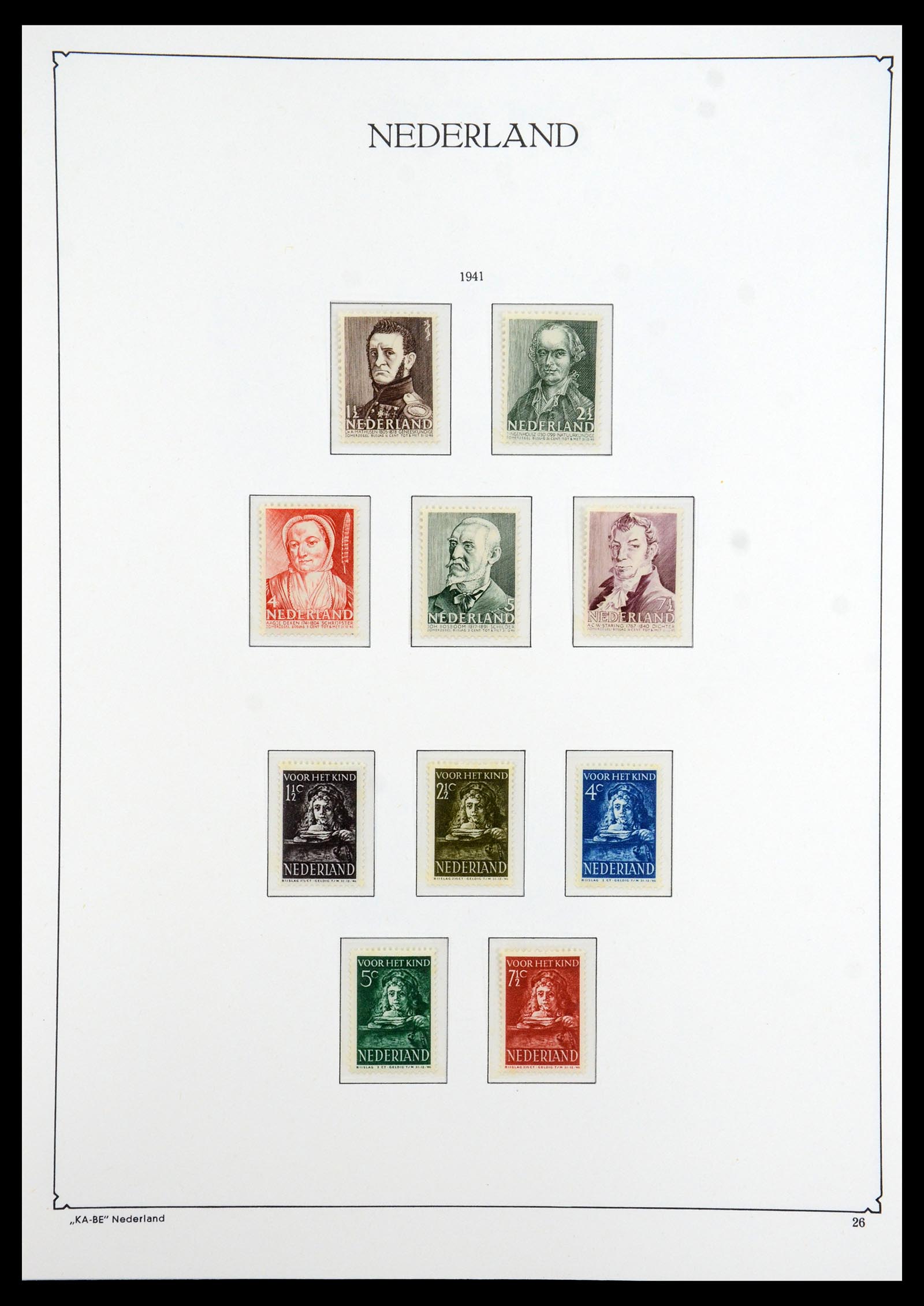35942 022 - Postzegelverzameling 35942 Nederland 1899-1984.