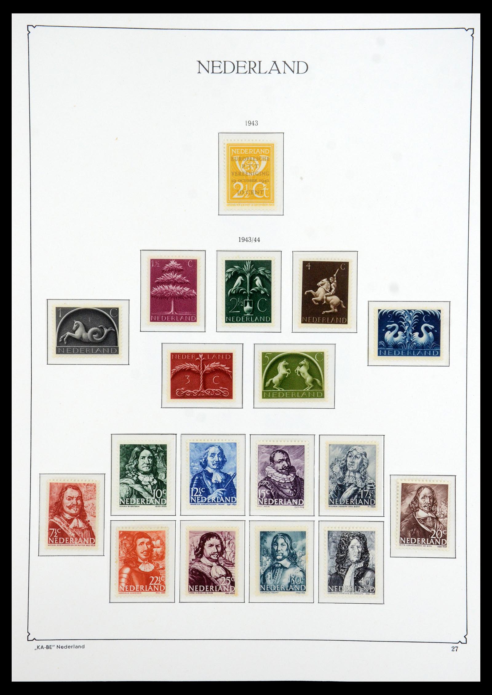 35942 024 - Postzegelverzameling 35942 Nederland 1899-1984.