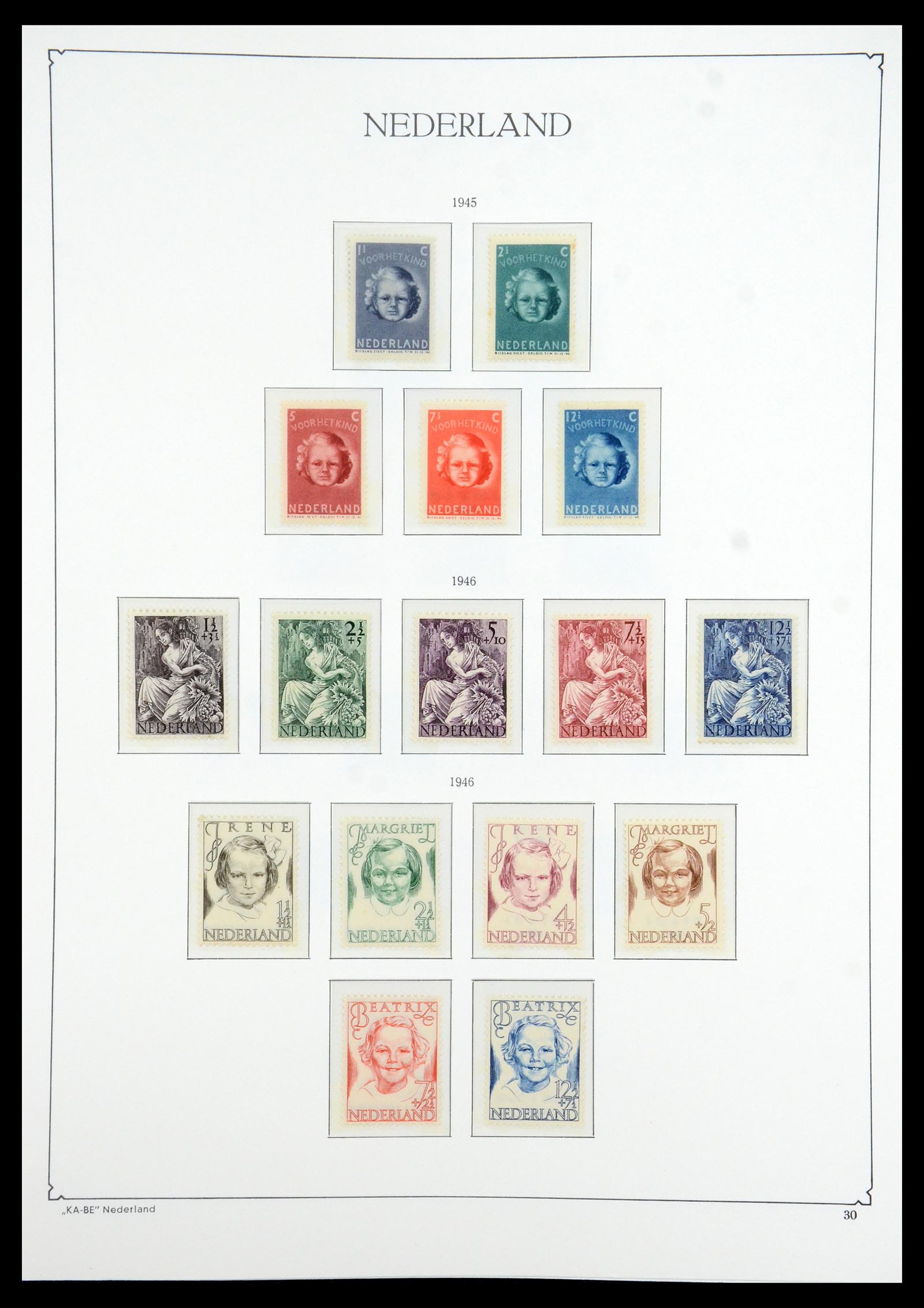 35942 027 - Postzegelverzameling 35942 Nederland 1899-1984.