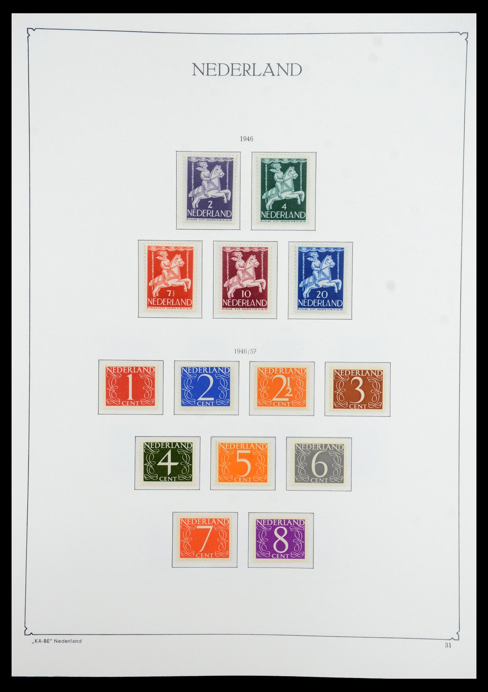 35942 028 - Postzegelverzameling 35942 Nederland 1899-1984.
