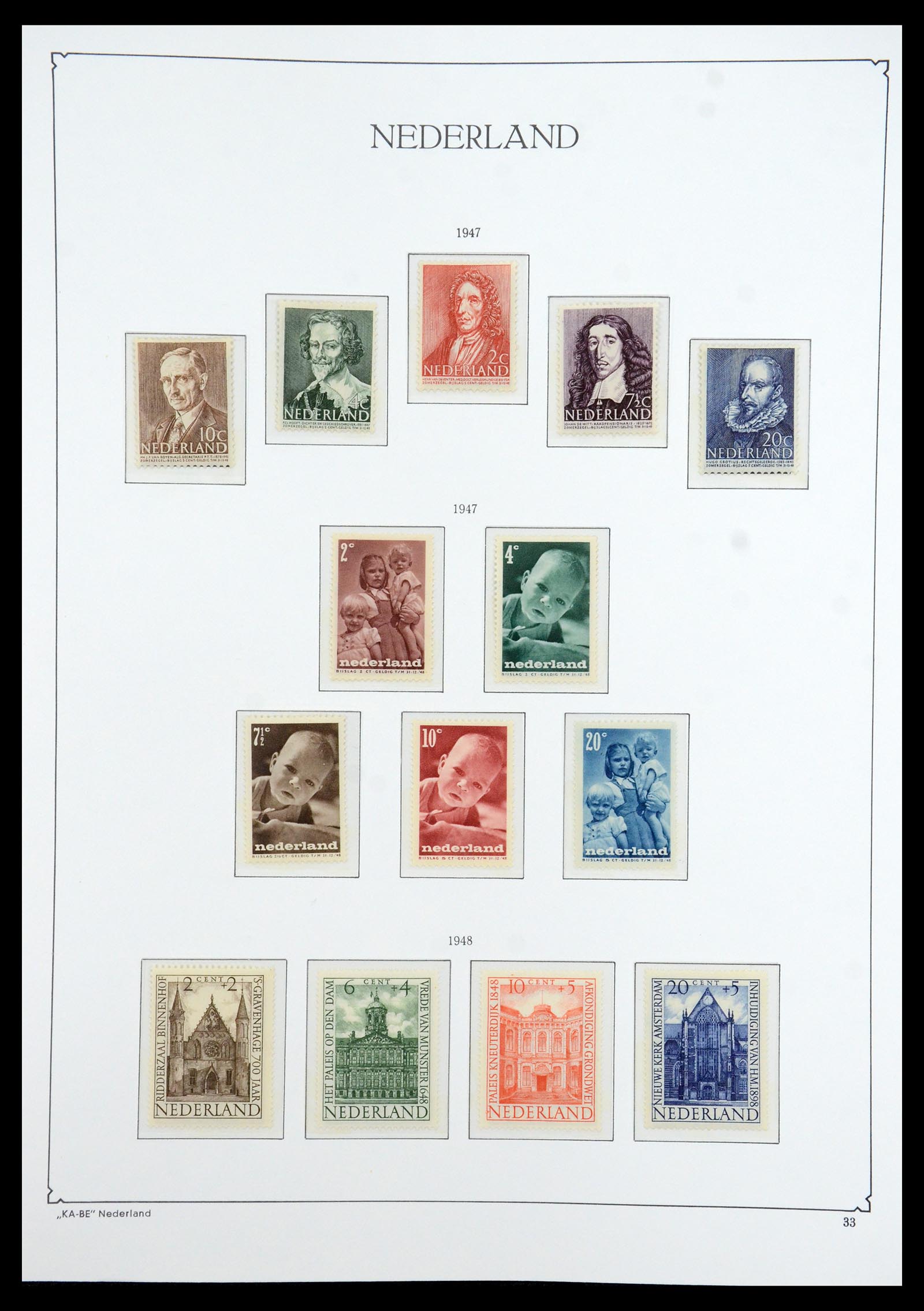 35942 030 - Postzegelverzameling 35942 Nederland 1899-1984.