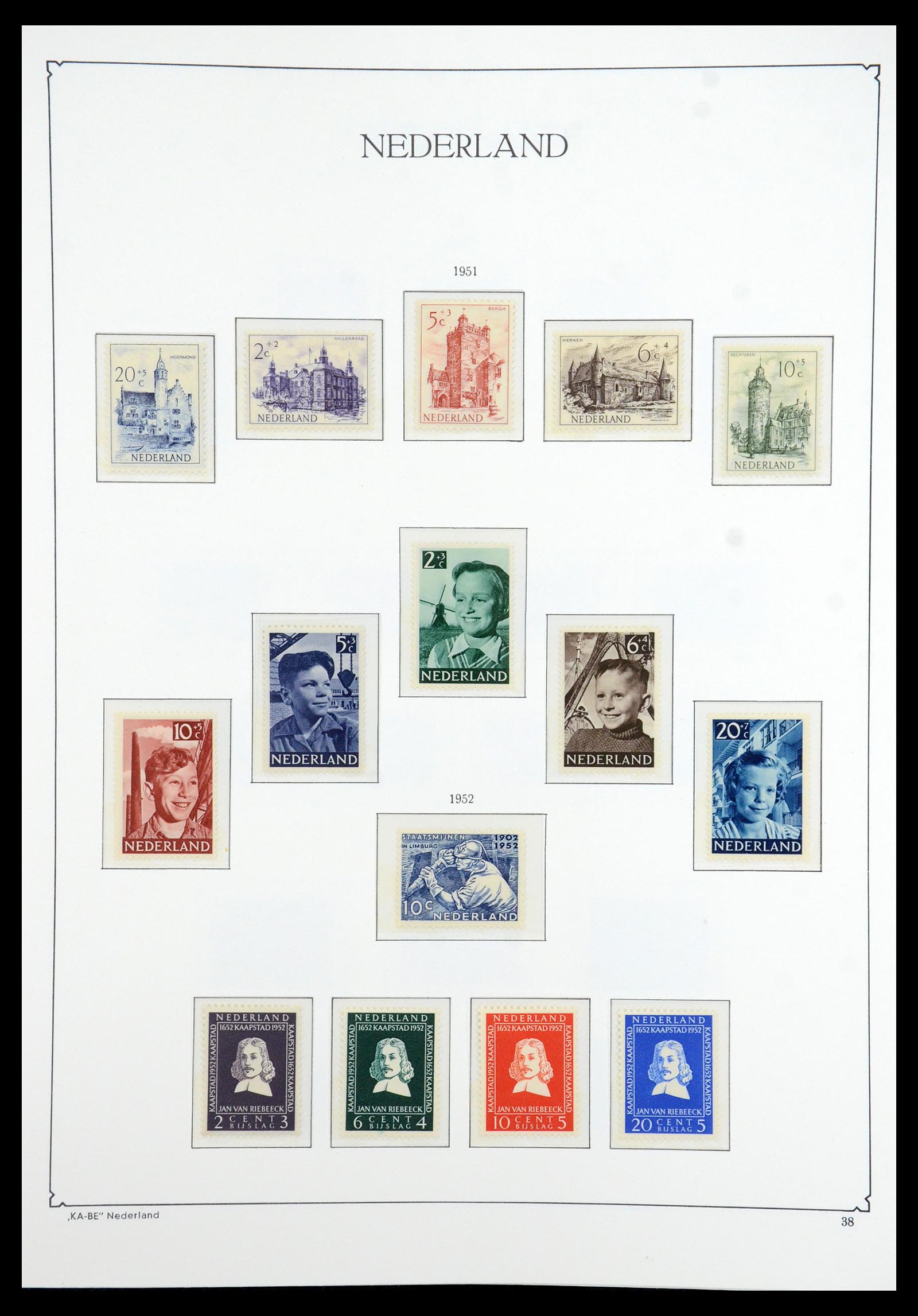 35942 035 - Postzegelverzameling 35942 Nederland 1899-1984.