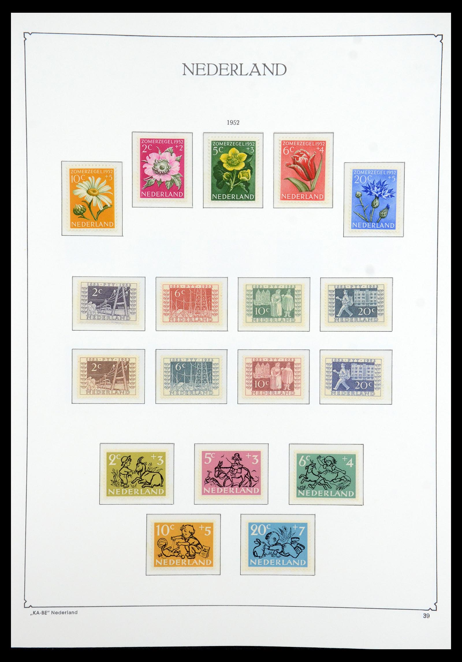 35942 036 - Postzegelverzameling 35942 Nederland 1899-1984.