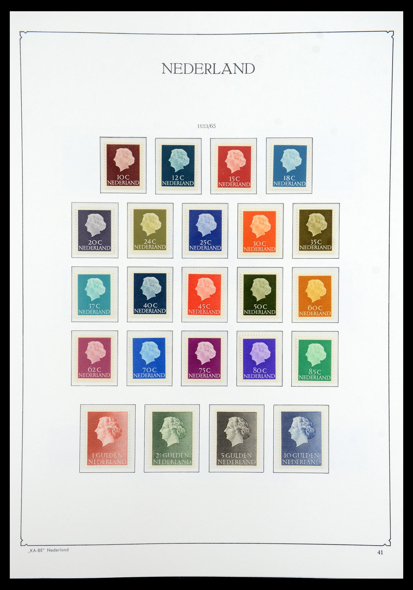 35942 038 - Postzegelverzameling 35942 Nederland 1899-1984.
