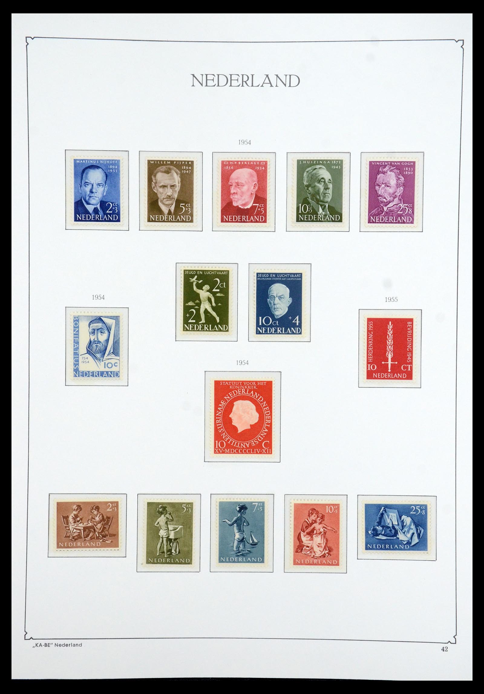 35942 039 - Postzegelverzameling 35942 Nederland 1899-1984.