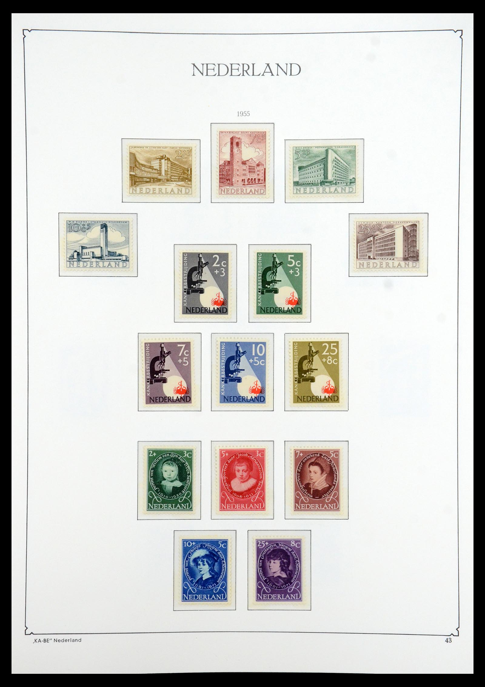 35942 040 - Postzegelverzameling 35942 Nederland 1899-1984.