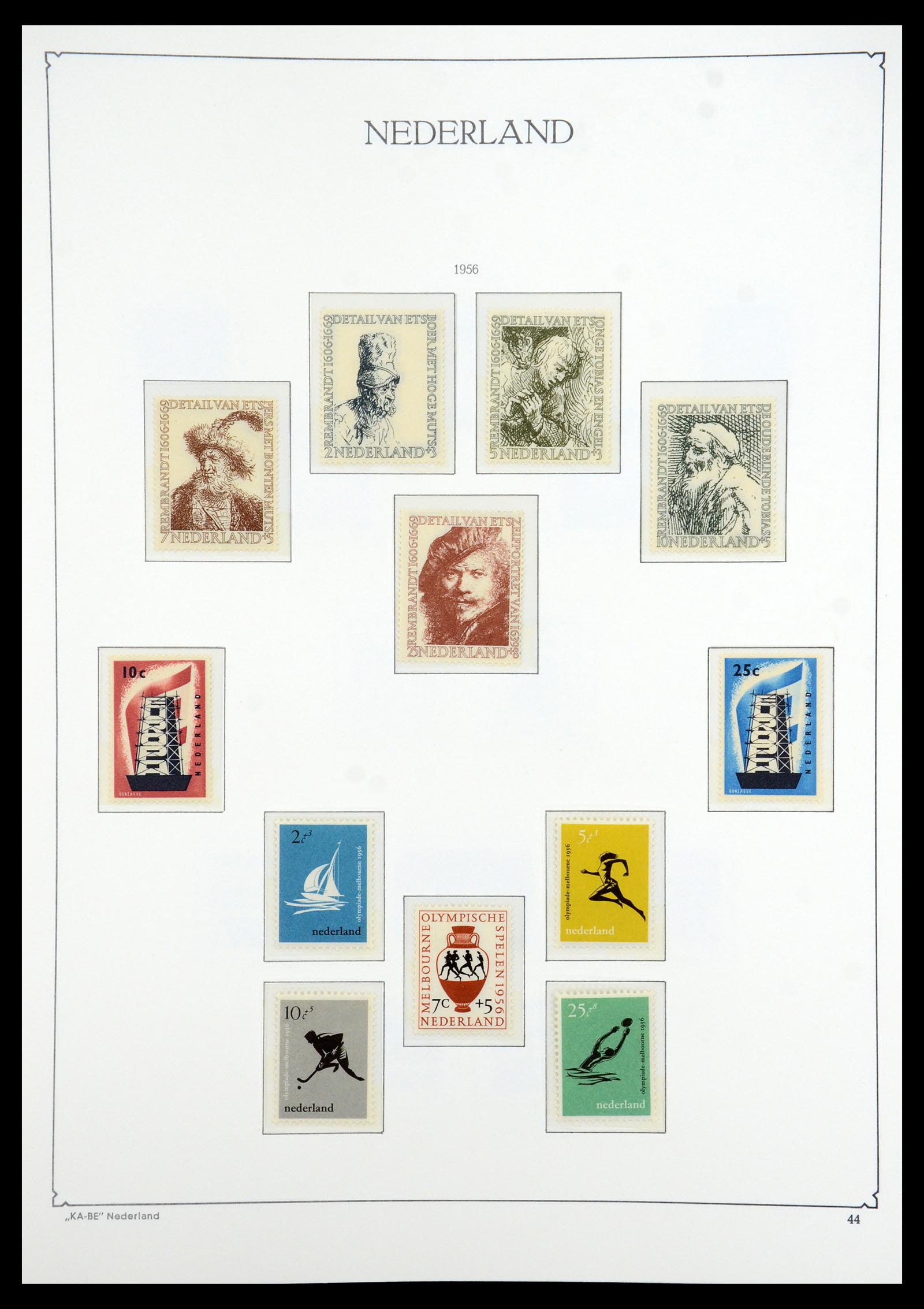 35942 041 - Postzegelverzameling 35942 Nederland 1899-1984.