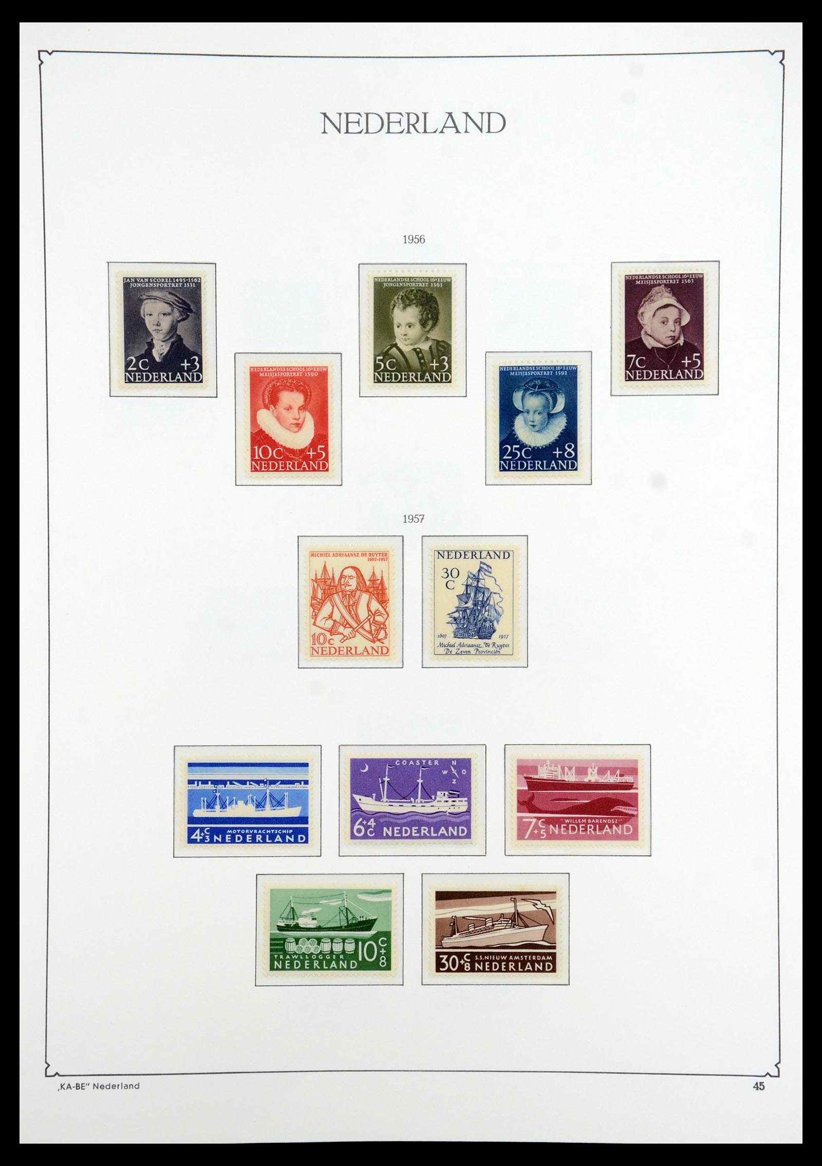35942 042 - Postzegelverzameling 35942 Nederland 1899-1984.